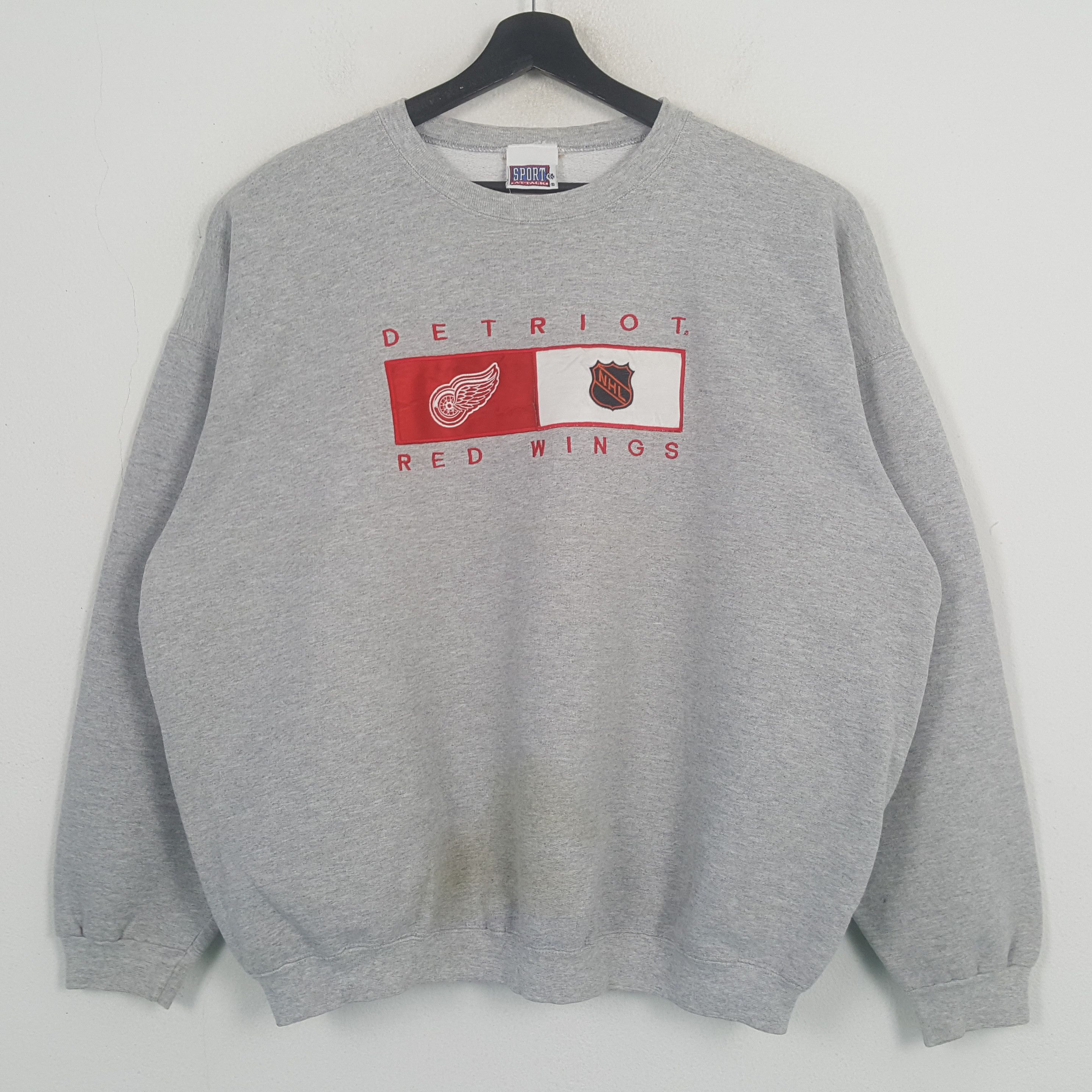 NHL DETRIOT RED WINGS Ice Hockey Team Sweatshirt C291N1 Size US XL / EU 56 / 4 - 1 Thumbnail