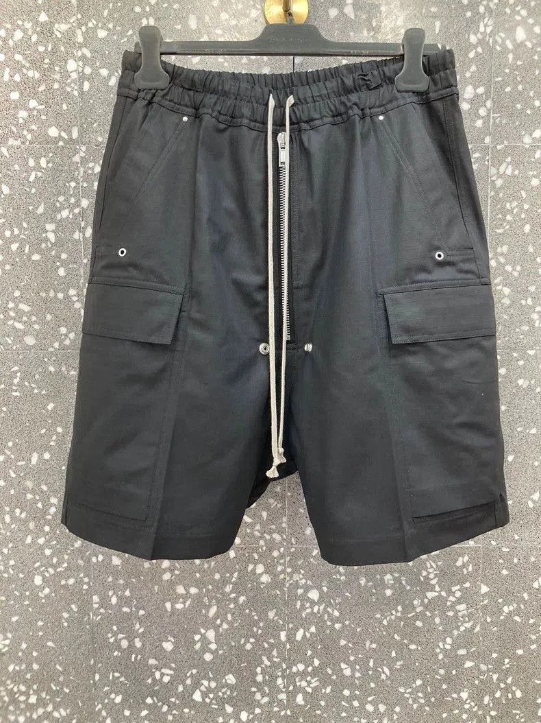 Rick Owens Rick Owens Men's Black Ripstop Pocket Shorts. Size US 44 / EU 60 - 5 Thumbnail