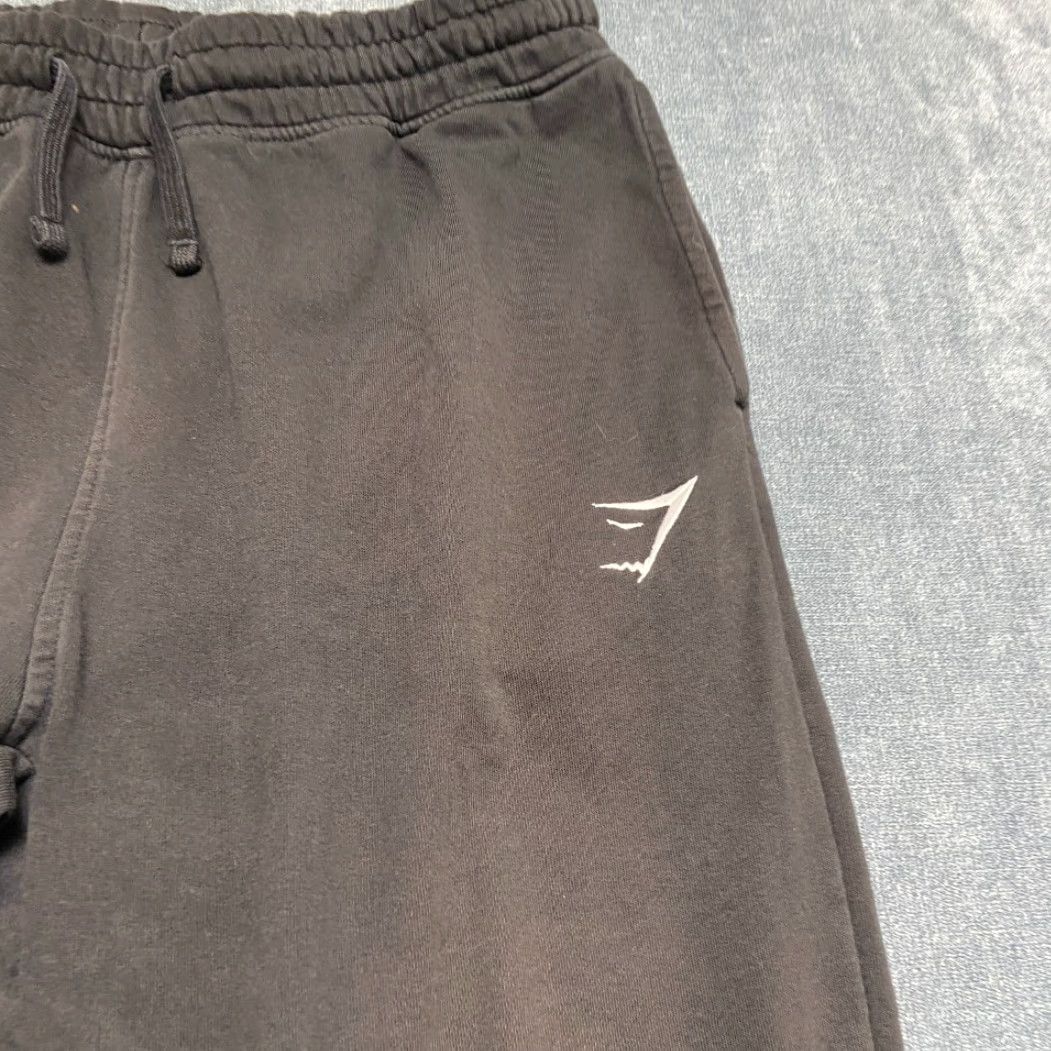 Gymshark Gymshark Sweatpants Mens Large Black Fleece Lined Drawstring Waist Tapered Leg Size US 33 - 5 Thumbnail