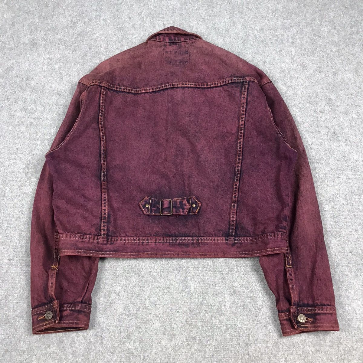 Other CLASSIC WESTERN TRUCKER DENIM FADED JACKET Size US L / EU 52-54 / 3 - 7 Thumbnail