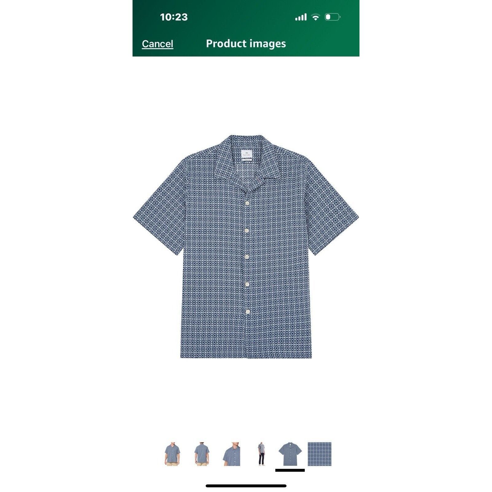Paul Smith NWT $175 PAUL SMITH Short Sleeve “Bohemia” Shirt. Medium Size US M / EU 48-50 / 2 - 8 Thumbnail