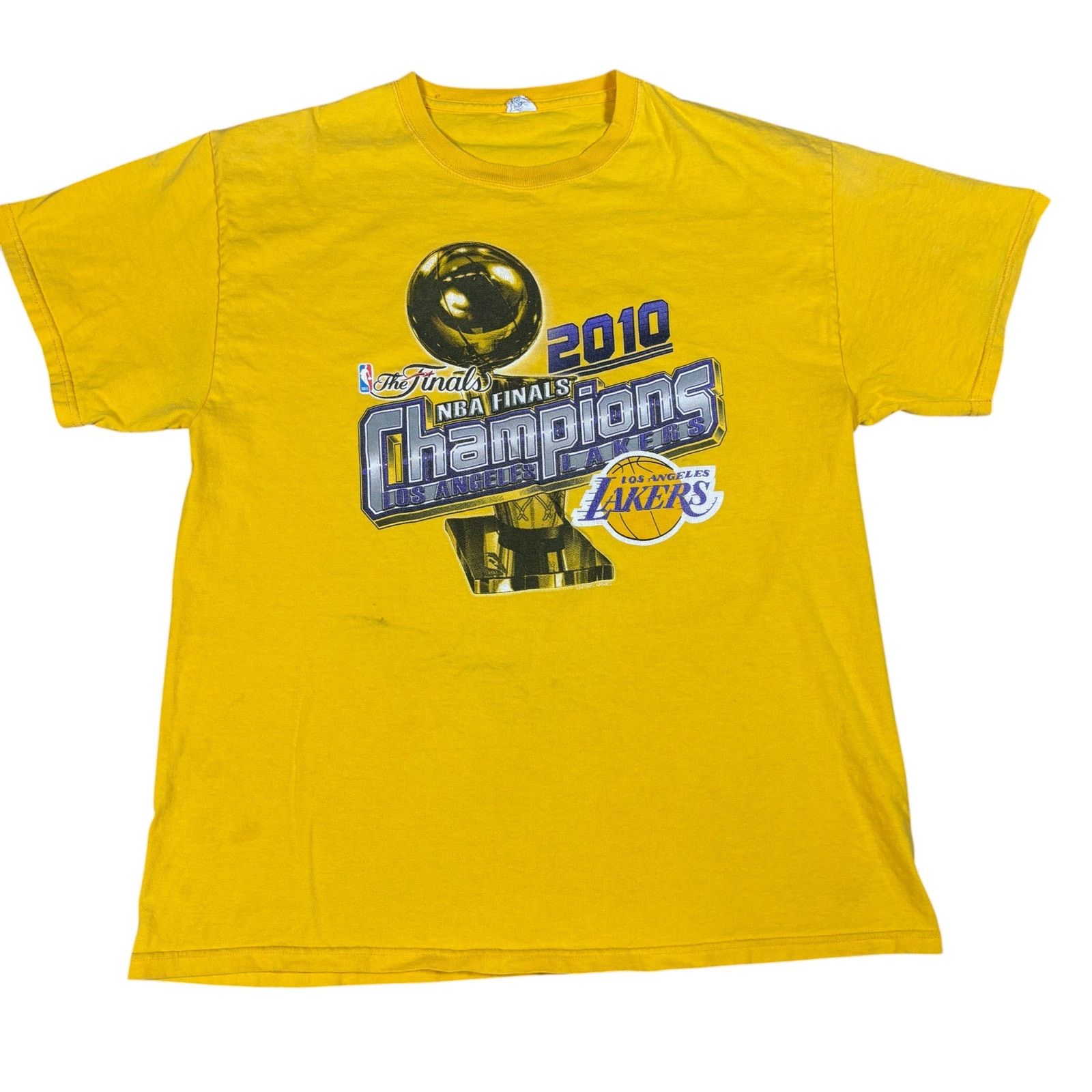 NBA y2k style 2010 NBA Finals Los Angeles Lakers Champions Large Size US L / EU 52-54 / 3 - 1 Thumbnail