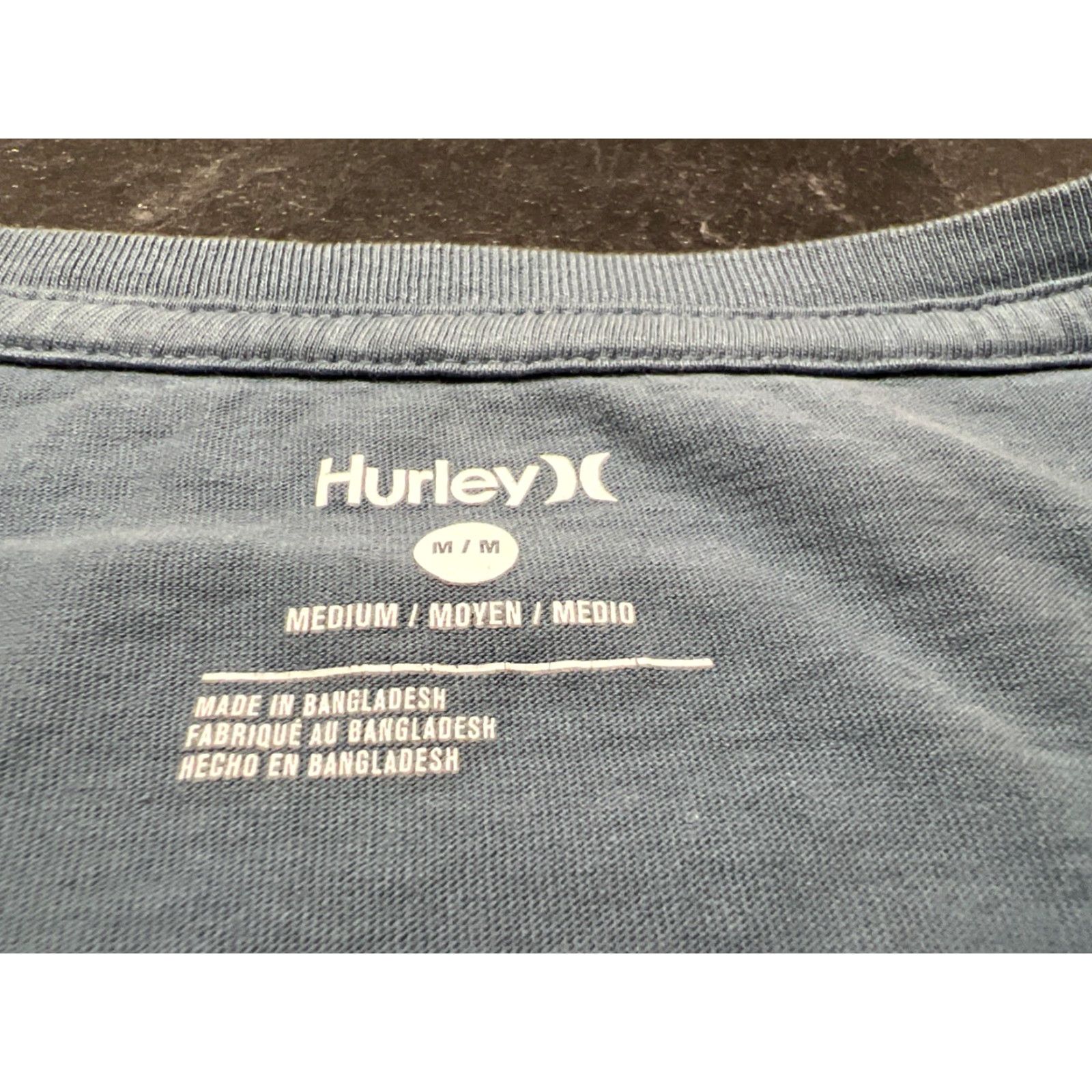 Hurley HURLEY Pocket T-Shirt Adult XL Blue Preowned Mens Size US XL / EU 56 / 4 - 6 Thumbnail
