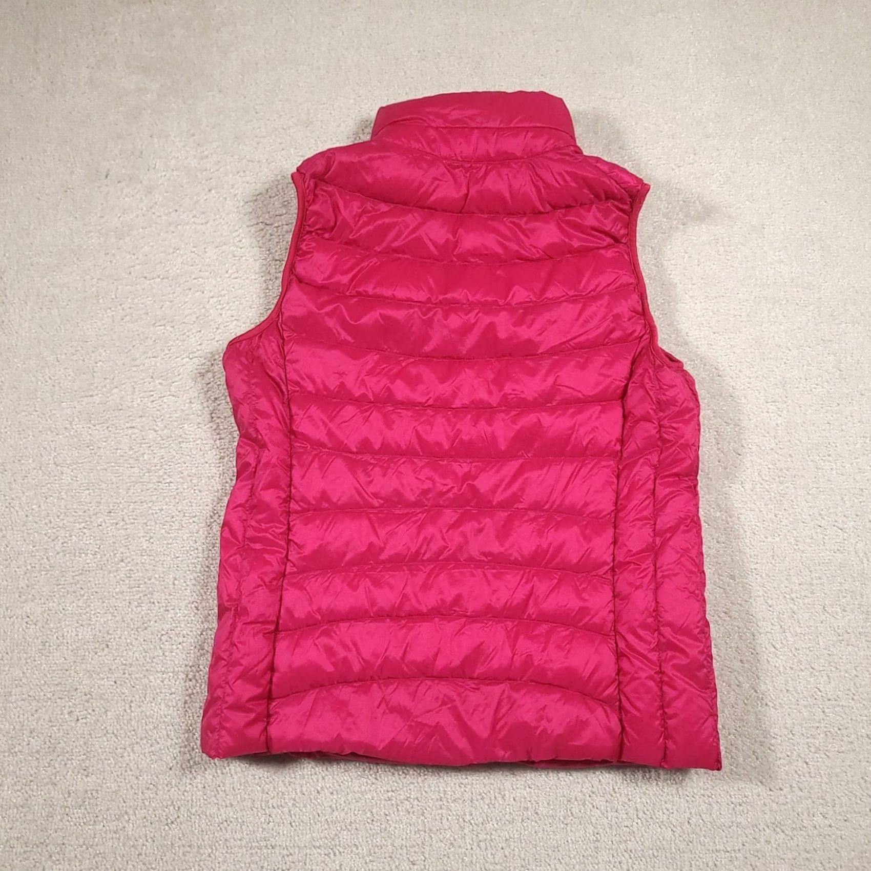 Uniqlo UNIQLO Women Lightweight Down Puffer Vest Pink Travel Medium Vest Women's M Pink Quilted Zipper Lined All Seasons Casual Travel Workwear Regular Size M / US 6-8 / IT 42-44 - 6 Thumbnail
