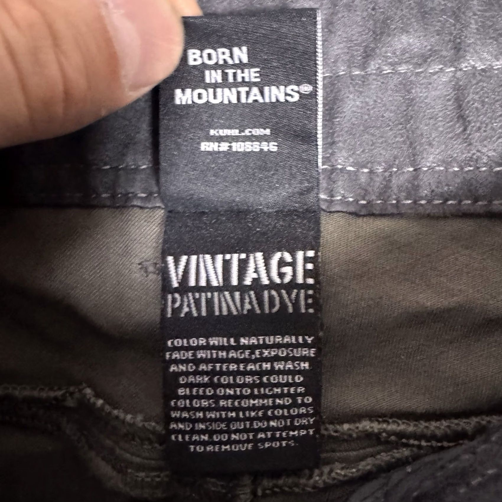 Vintage Kuhl Rebel Pants Mens 36x32 Workwear Carpenter Canvas 5-Pocket Regular Gray Vintage Patina Dye 5139 Size US 36 / EU 52 - 6 Thumbnail