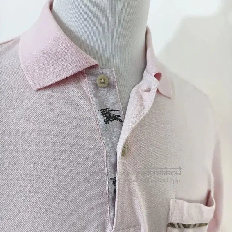 Burberry Burberry Men’s Summer Pink Cotton Polo. Size US M / EU 48-50 / 2 - 4 Thumbnail