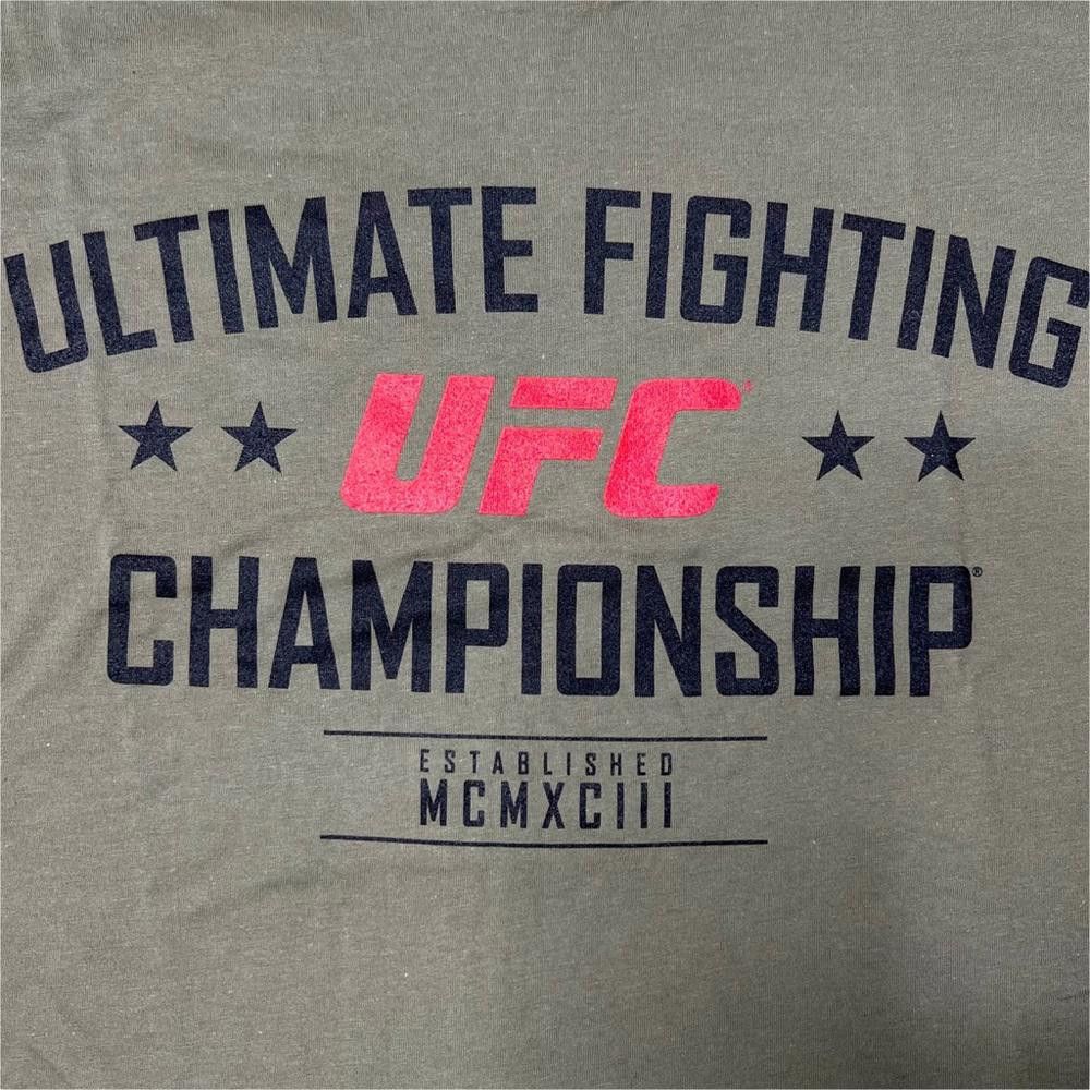 UFC NWT 3X UFC MCMXCII Graphic T-Shirt Military Green Crewneck Size US XXL / EU 58 / 5 - 3 Thumbnail