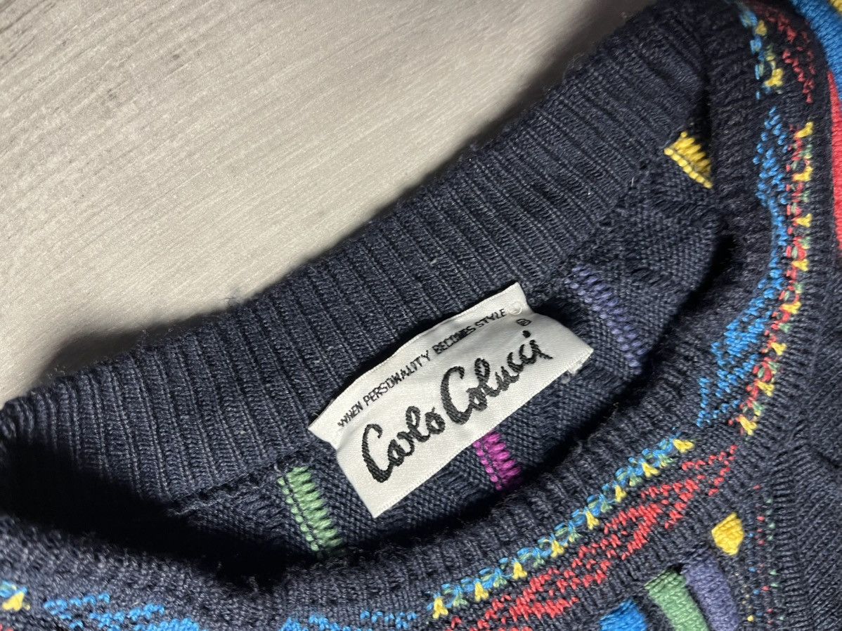 Carlo Colucci Carlo Colucci Sweater Coogi style Australian Avant Garde Size US L / EU 52-54 / 3 - 4 Thumbnail