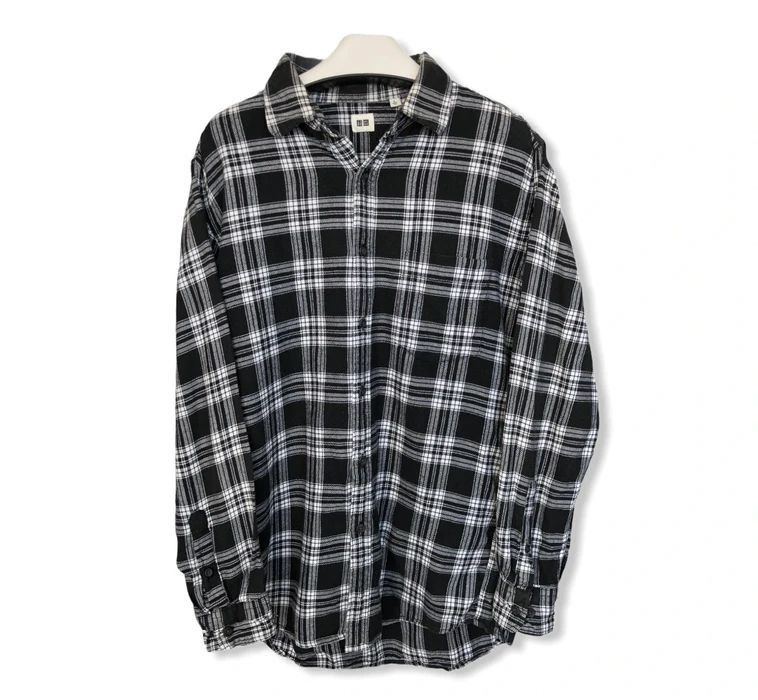 Uniqlo Japanese Brand Uniqlo Plaid Tartan Flannel Shirt 👕 | Grailed