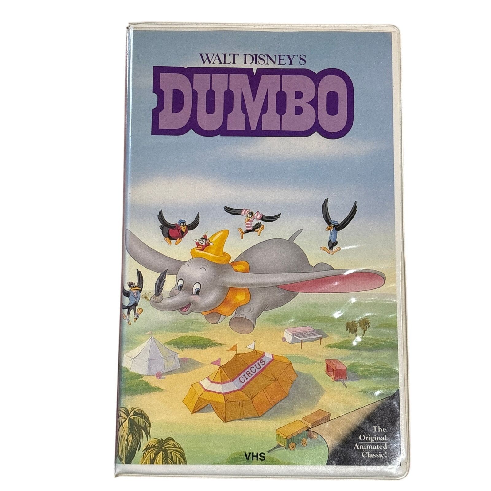 Disney Rare Dumbo (VHS Tape, Walt Disney Black Diamond Pink Spine Size ONE SIZE - 1 Thumbnail
