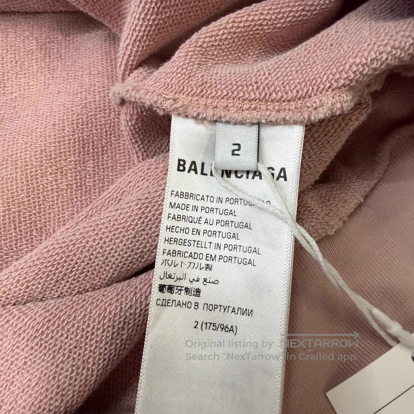 Balenciaga Pink Zip. Size US L / EU 52-54 / 3 - 3 Thumbnail