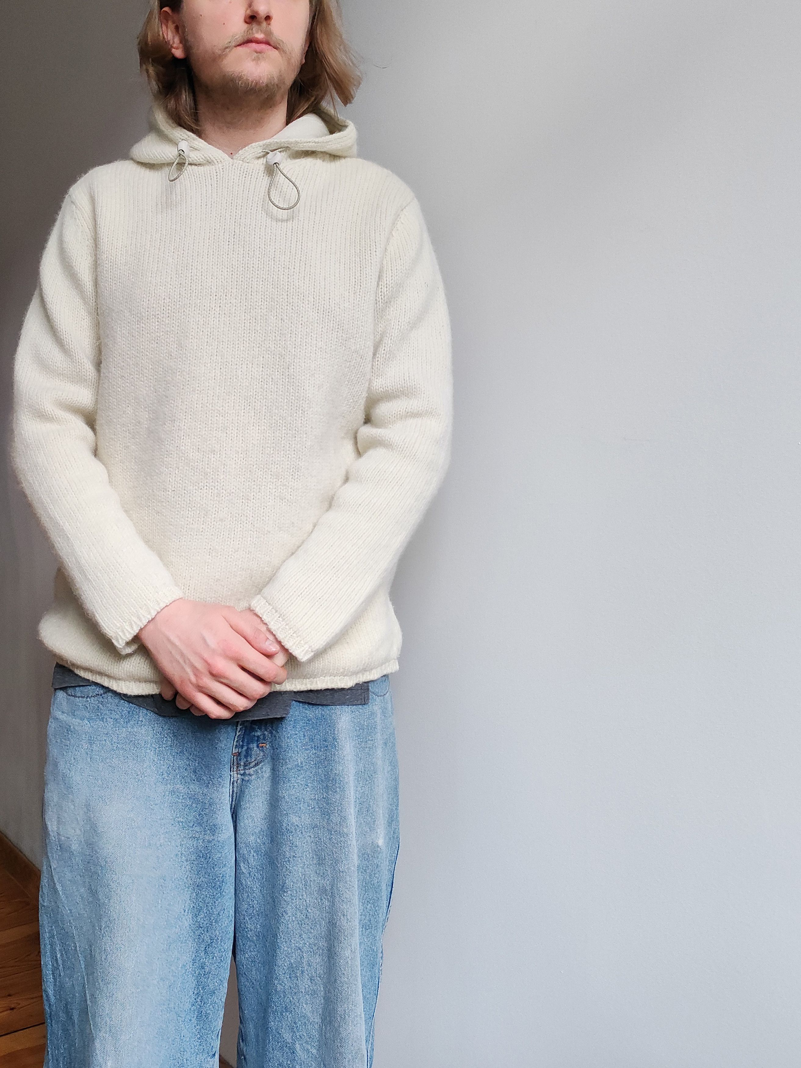 Mandarina Duck 2000s Mandarina Duck Hooded Sweater With Hood Drawstring Size US L / EU 52-54 / 3 - 11 Thumbnail