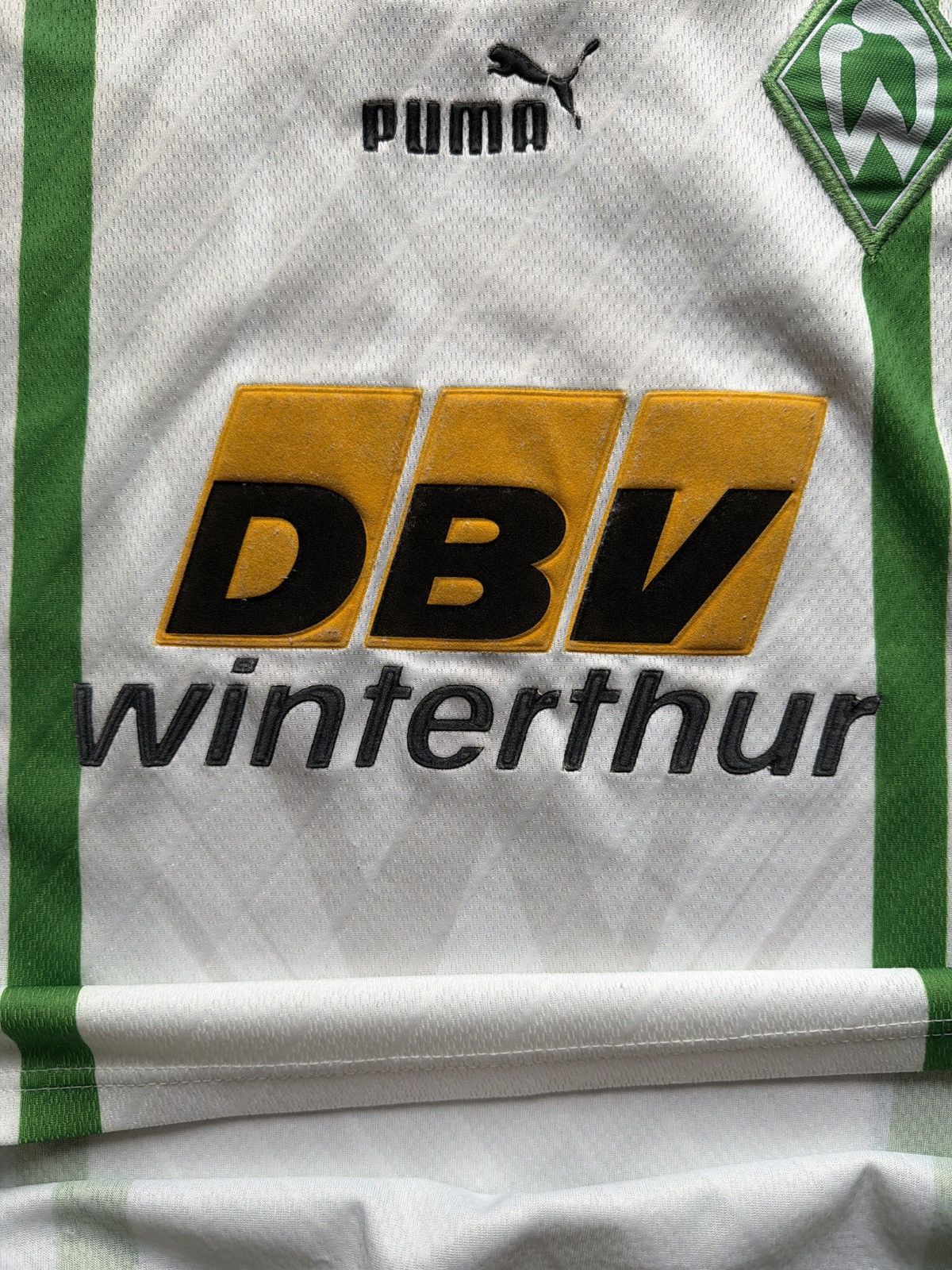 Puma Werder Bremen Puma Football shirt 1996 Soccer jersey Size US L / EU 52-54 / 3 - 7 Thumbnail