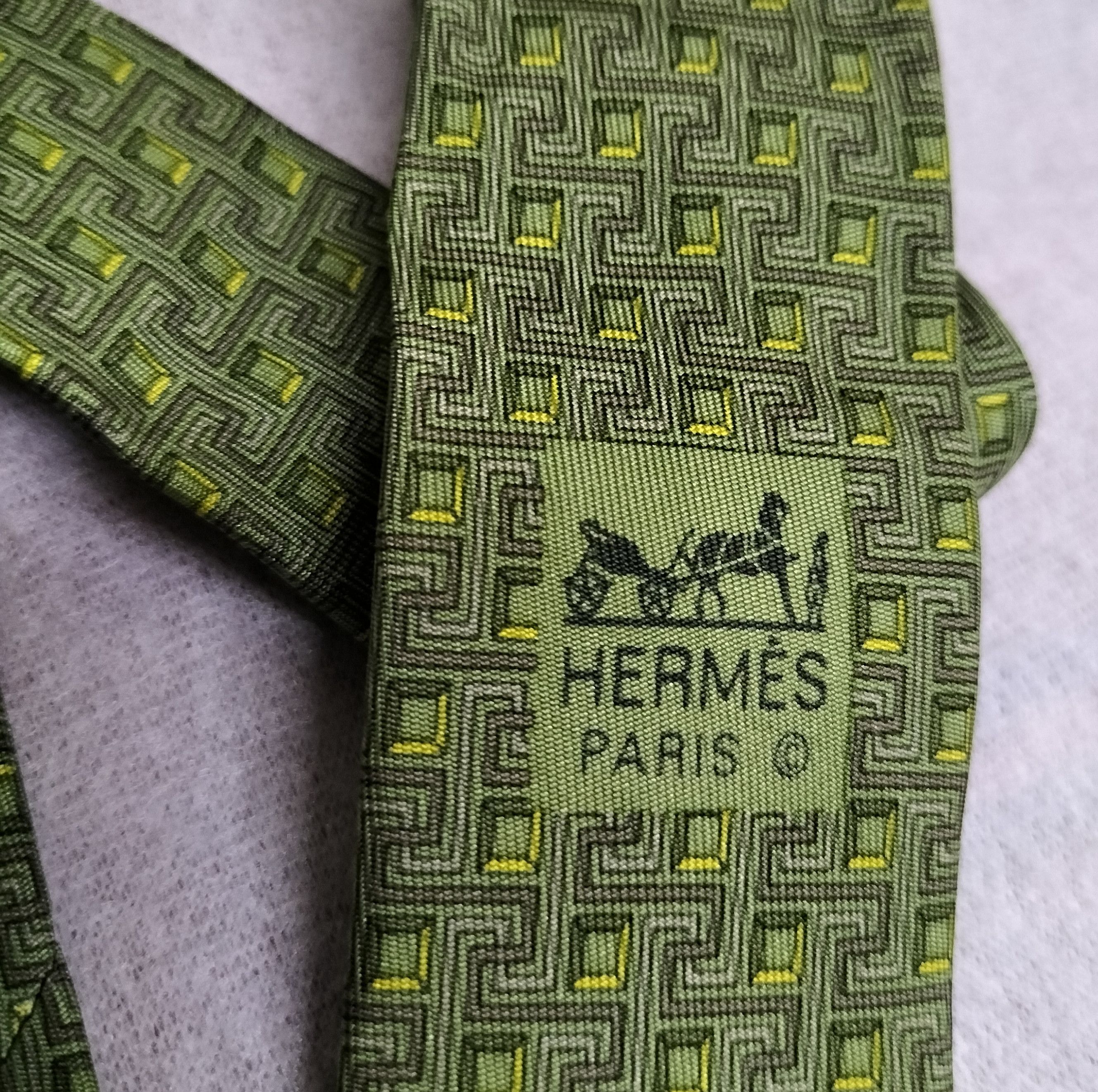 Hermes Hermes silk necktie Size ONE SIZE - 5 Thumbnail