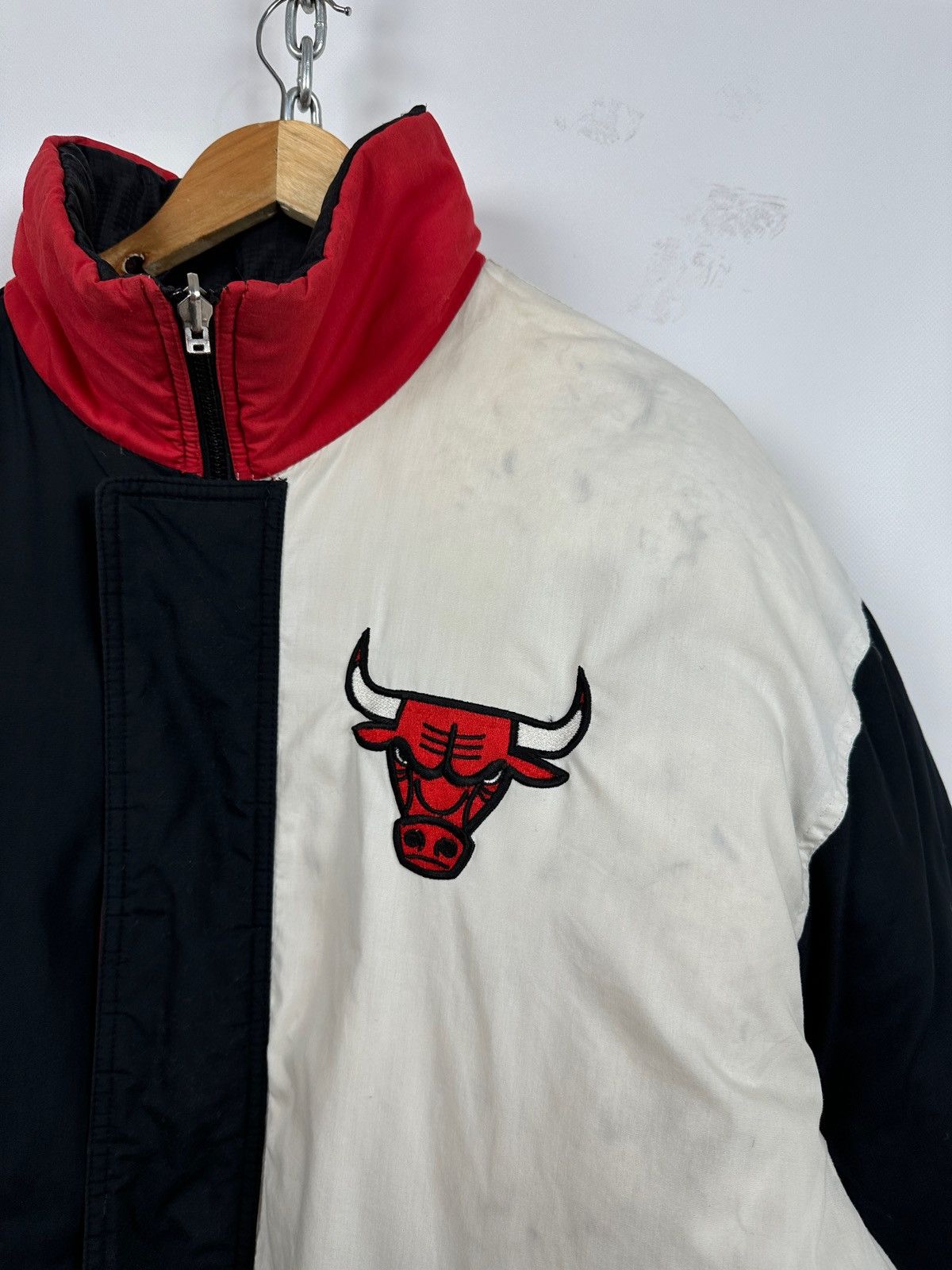 NBA Vintage Chicago Bulls Starter NBA Reversible Puffer Jacket Size US L / EU 52-54 / 3 - 17 Thumbnail