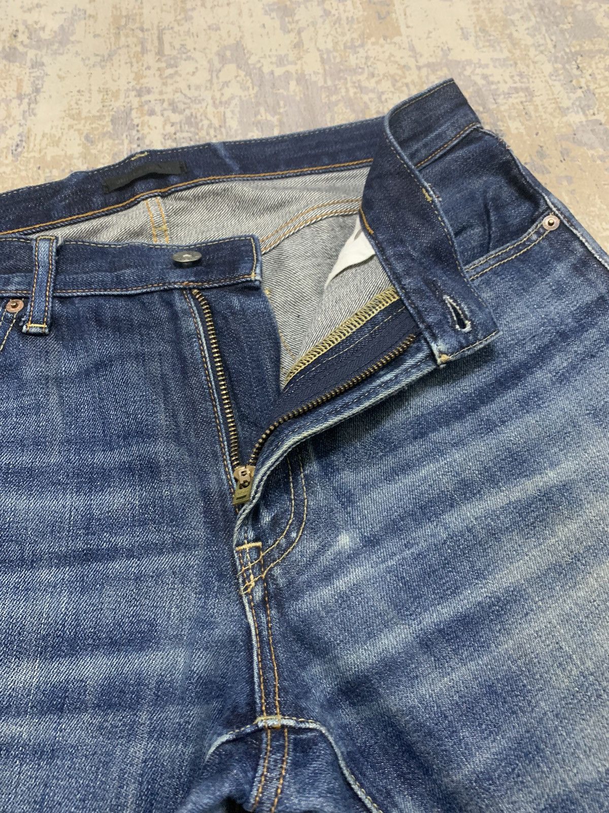 Japanese Brand Vtg Japanese Uniqlo Baggy Faded Jeans W34x27 Size US 34 / EU 50 - 6 Thumbnail