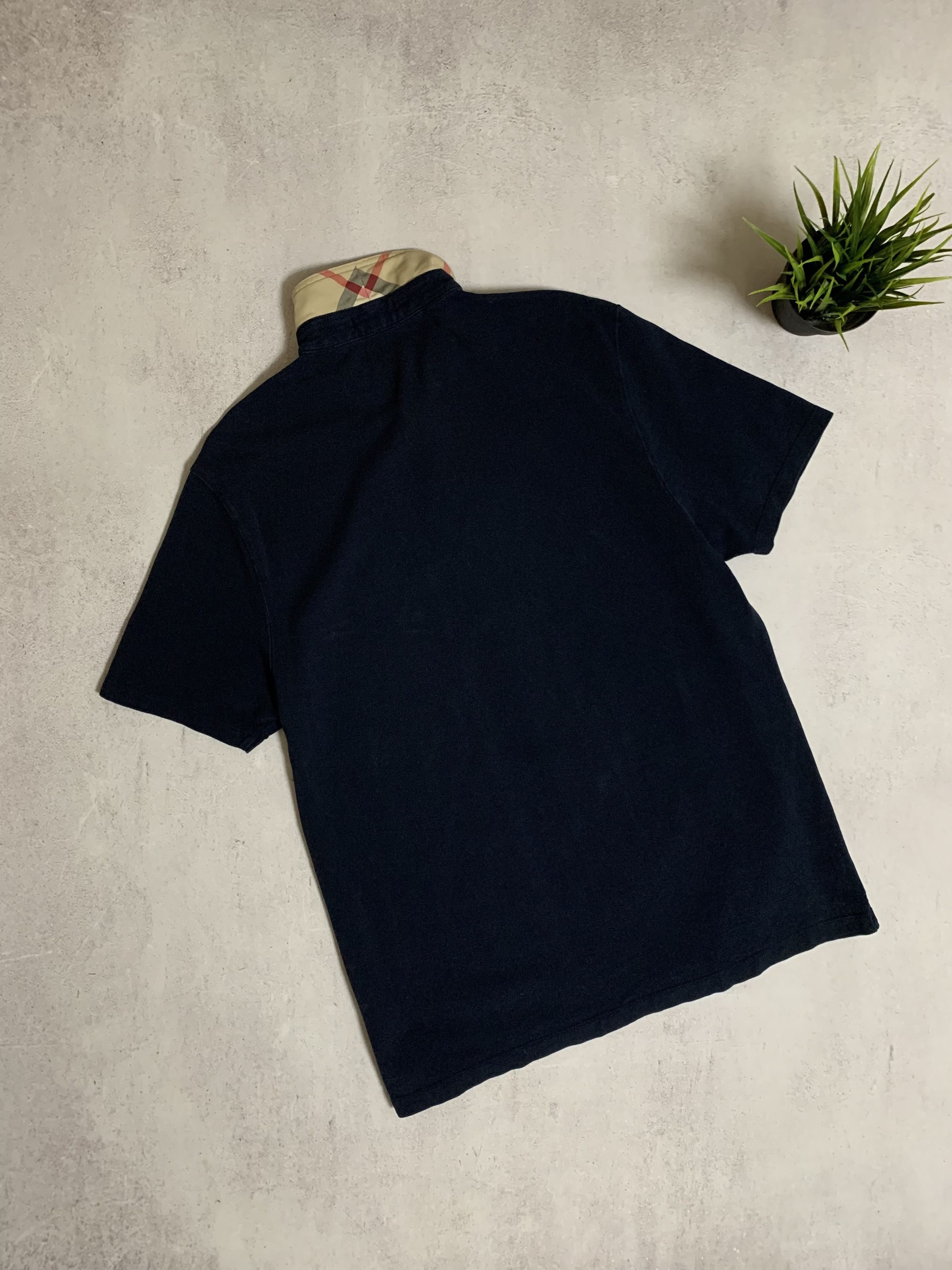 Burberry × Vintage Vintage Burberry Brit Polo Rugby T Shirt White Logo 90s Size US XXL / EU 58 / 5 - 12 Thumbnail