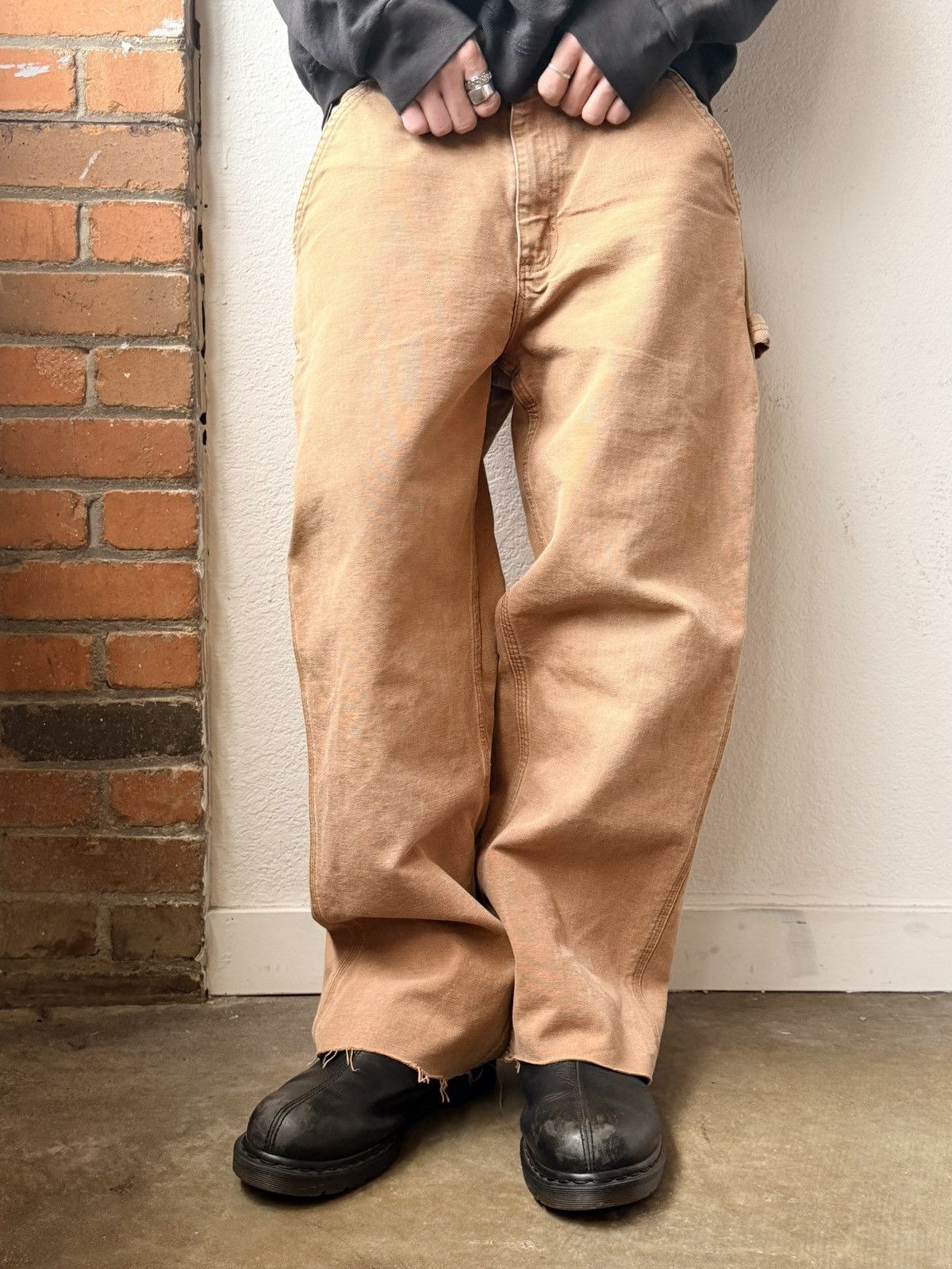 Carhartt Carhartt Thrashed And Distressed Double Knees Size US 31 - 1 Thumbnail