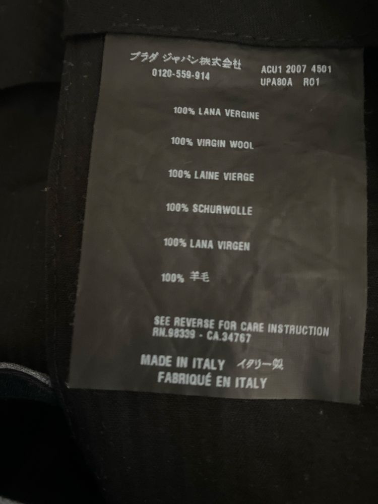 Prada Prada Wool Pants Size US 34 / EU 50 - 5 Thumbnail