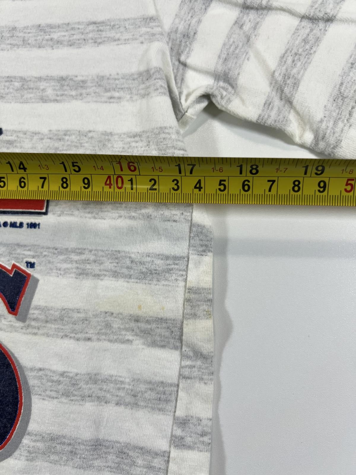 C&A Vintage Minnesota Twins Striped T-Shirt 1991 Size US S / EU 44-46 / 1 - 8 Thumbnail