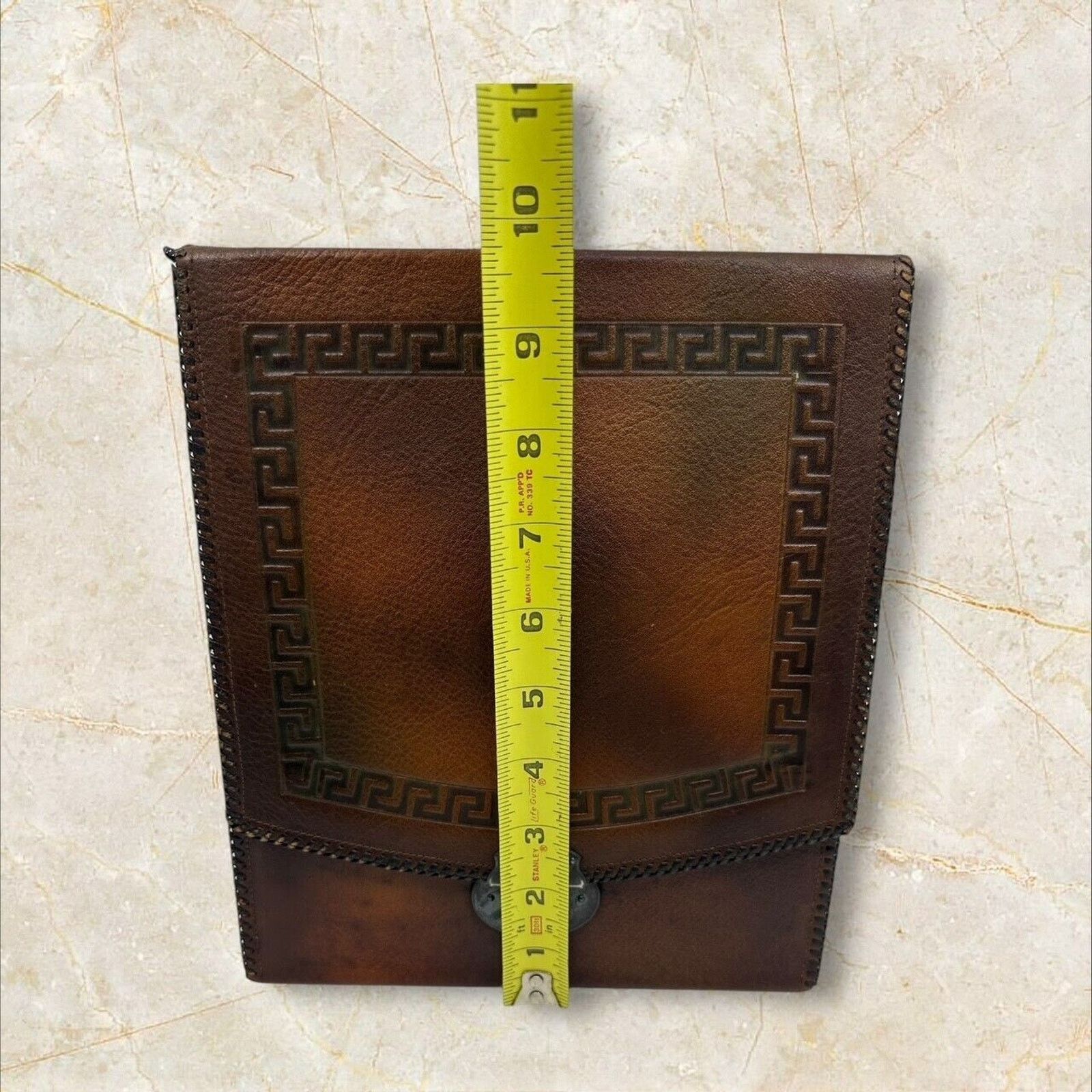 Other Vintage Mens Travel Vanity Toiletry Brown Leather Kit Case Size ONE SIZE - 10 Thumbnail