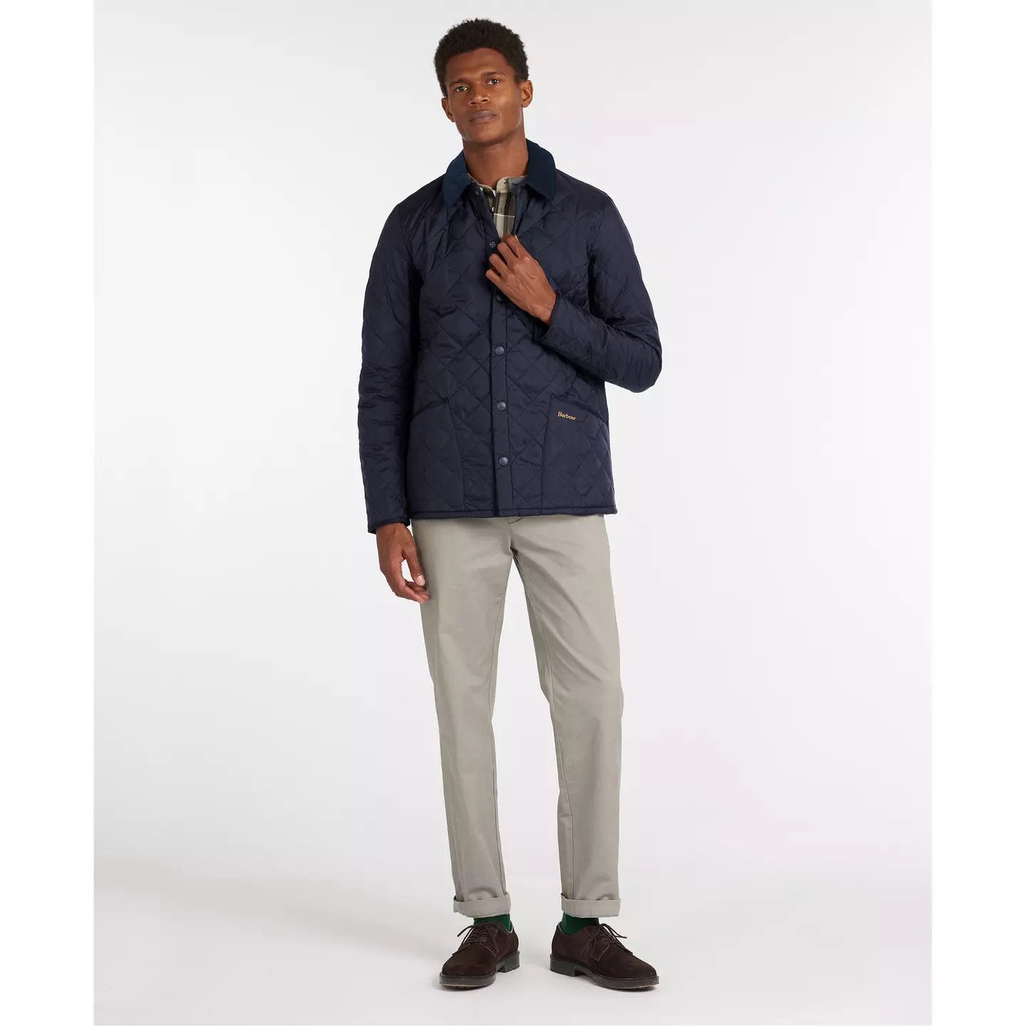 Barbour o1g2r1mq0426 Diamond Quilted Jacket in Navy Size US S / EU 44-46 / 1 - 6 Thumbnail