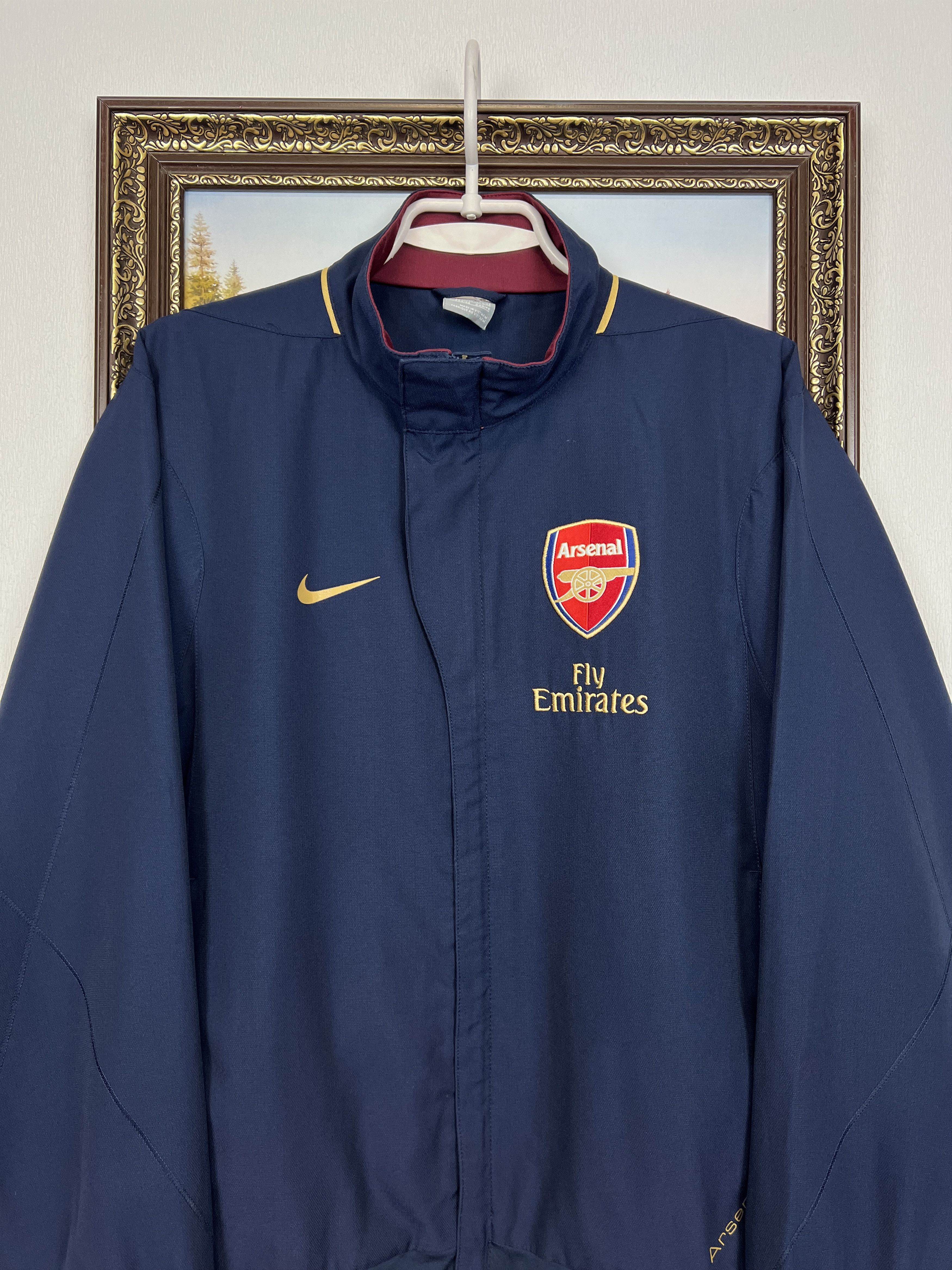 Nike Vintage Nike Arsenal Football Jacket Soccer Track Top Size US S / EU 44-46 / 1 - 2 Thumbnail