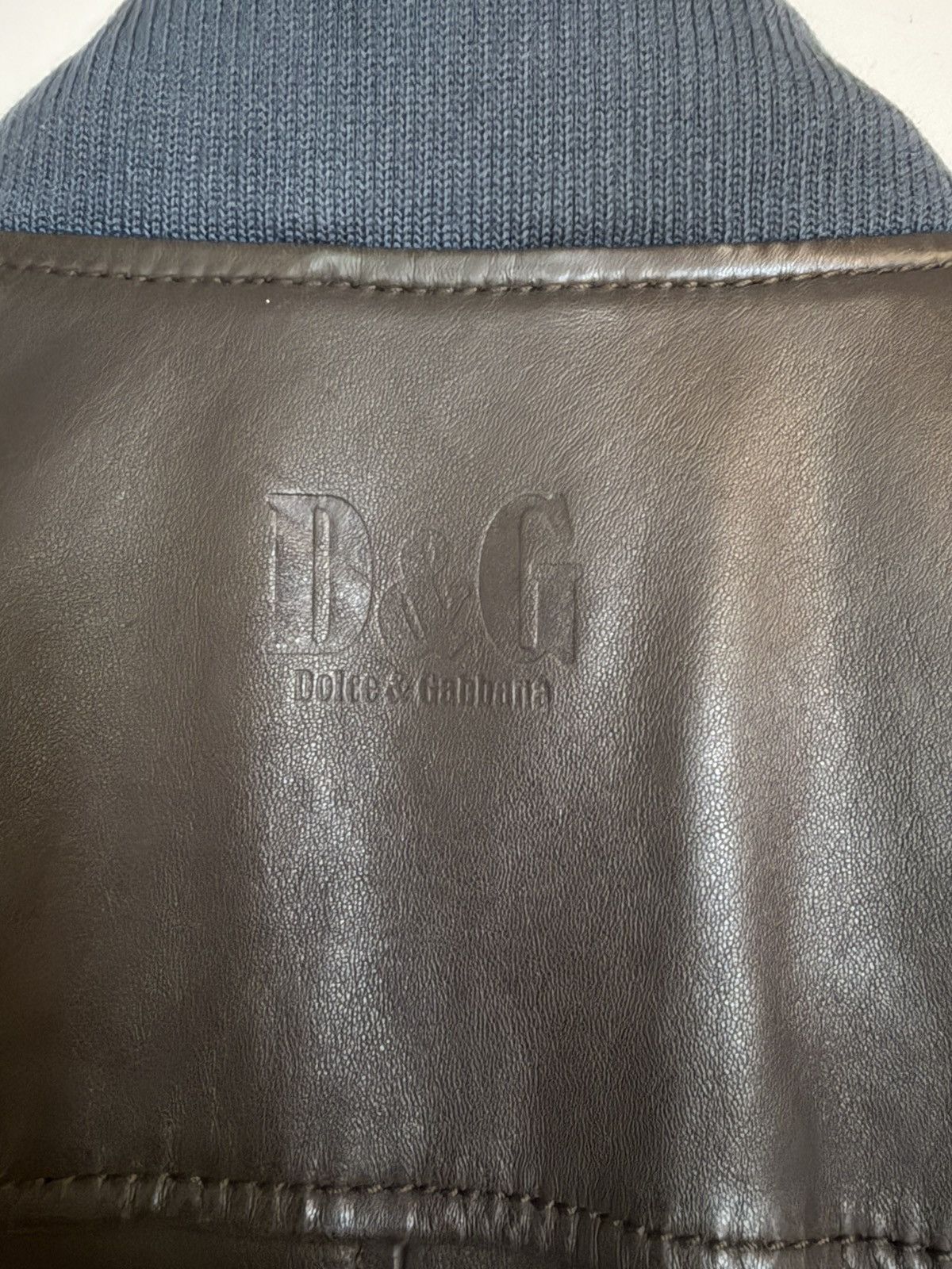Dolce & Gabbana D&G Vintage Lambskin Leather Jacket 50 fits like a S Size US M / EU 48-50 / 2 - 5 Thumbnail