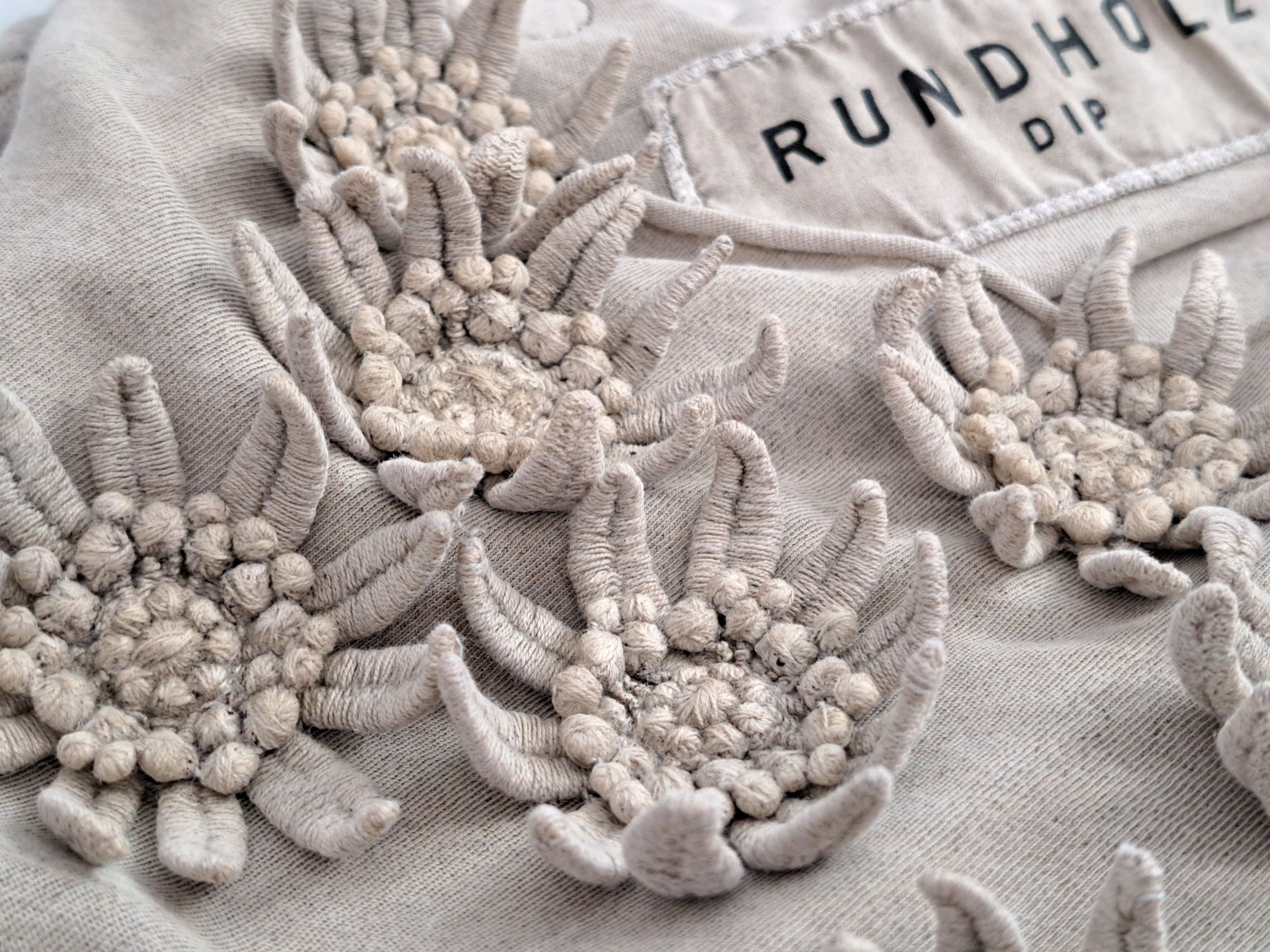 Rundholz RUNDHOLZ Dip flower embellished long sleeve top. Size XS Size XS / US 0-2 / IT 36-38 - 10 Thumbnail