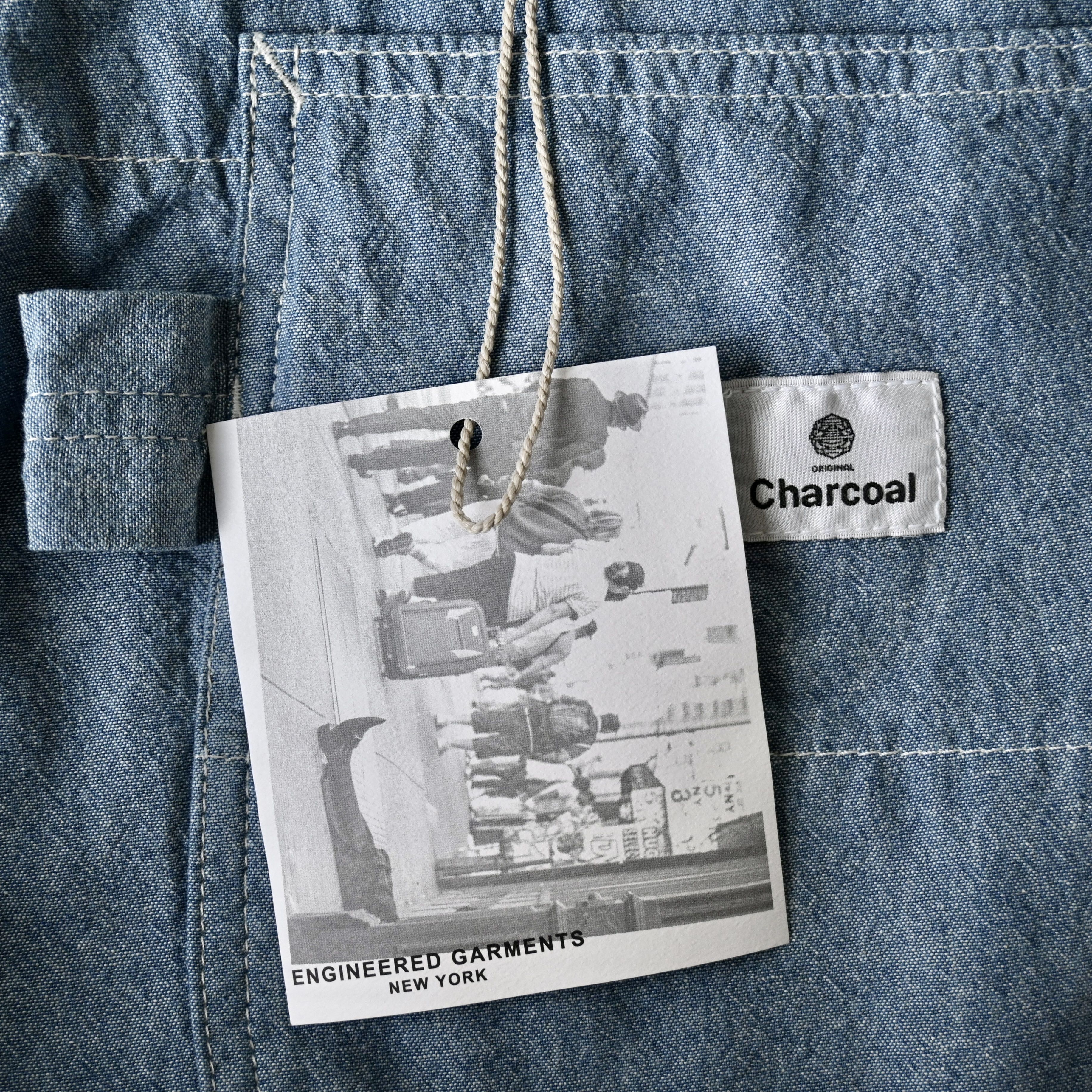 Engineered Garments UNUSED, Engineered Garments painter shorts, chambray, XS Size US 30 / EU 46 - 6 Thumbnail