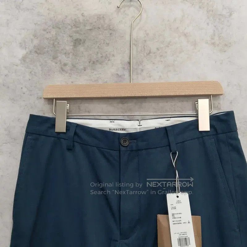 Burberry Burberry Lake Blue Cotton Casual Pants. Size US 34 / EU 50 - 3 Thumbnail
