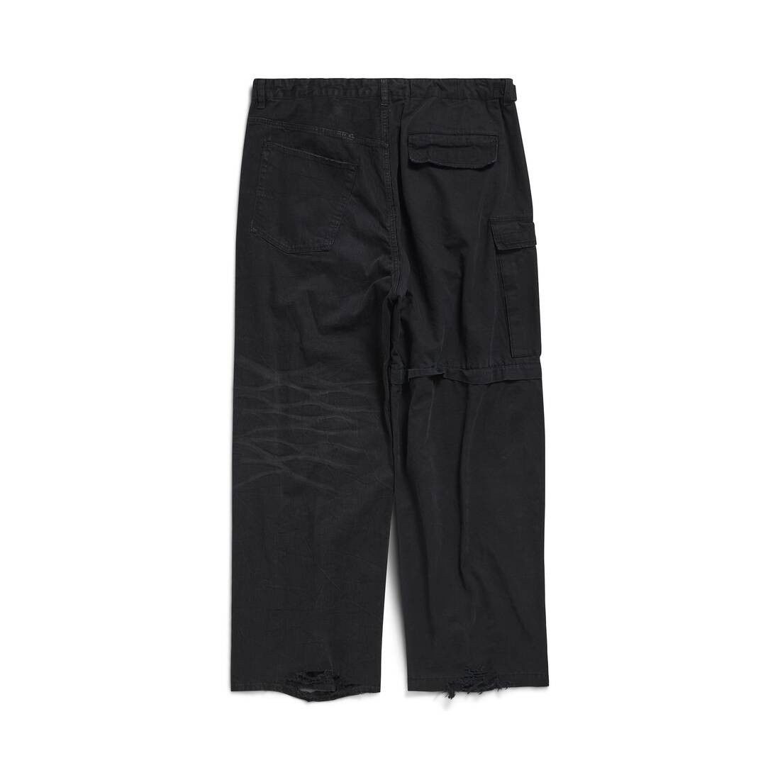 Balenciaga o1srvl11e0925 Hybrid Baggy Pants in Black Size US 34 / EU 50 - 6 Thumbnail