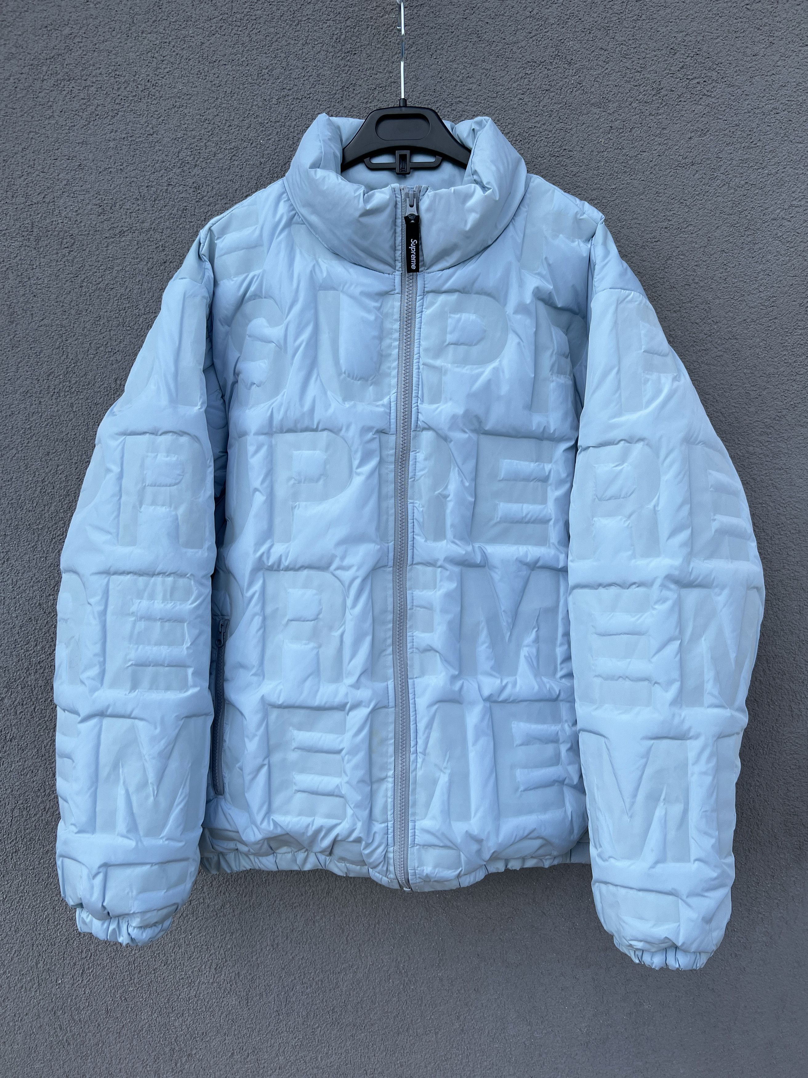 SUPREME Bonded Logo Puffy Jacket ダウン L（Bonded logo puffy
