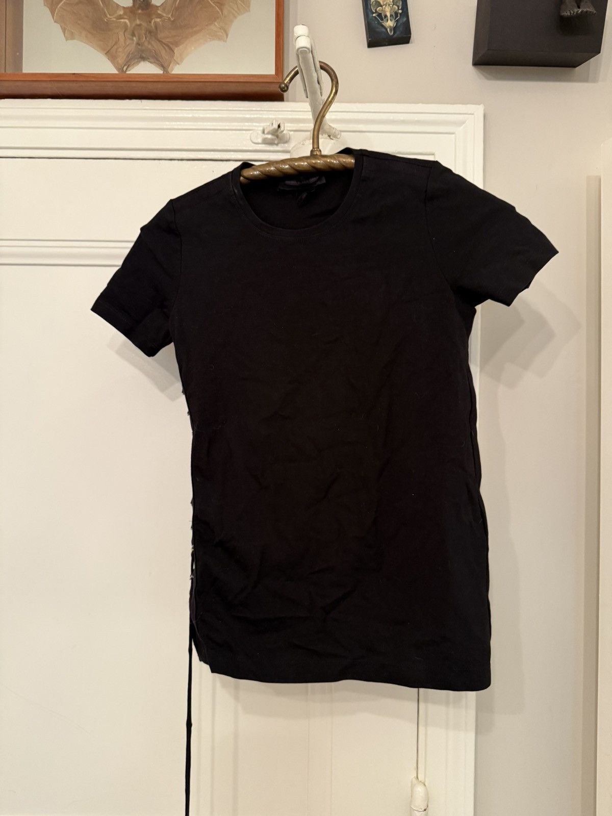 Diesel Black Gold Diesel black T-shirt with metal detail Size M / US 6-8 / IT 42-44 - 1 Thumbnail