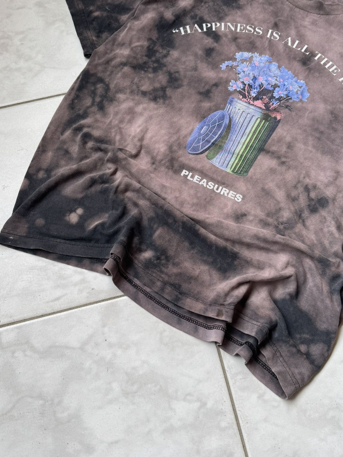 Pleasures × Supreme Pleasures tee custom tie dye t shirt Size US L / EU 52-54 / 3 - 4 Thumbnail