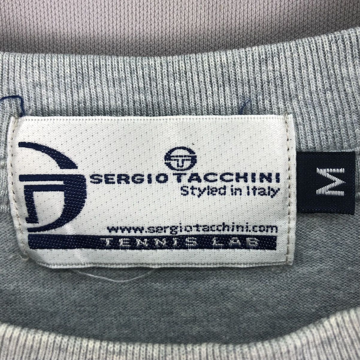 Sergio Tacchini Vintage 90's Sergio Tacchini Style in Italy Tennis Lab Tee Size US M / EU 48-50 / 2 - 14 Thumbnail