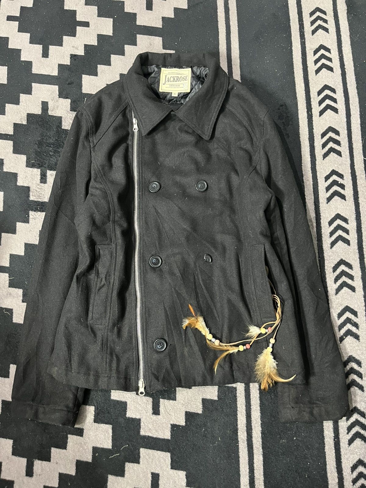 JACKROSE 2000s JACKROSE biker vkei punk wool jacket Size US L / EU 52-54 / 3 - 2 Thumbnail