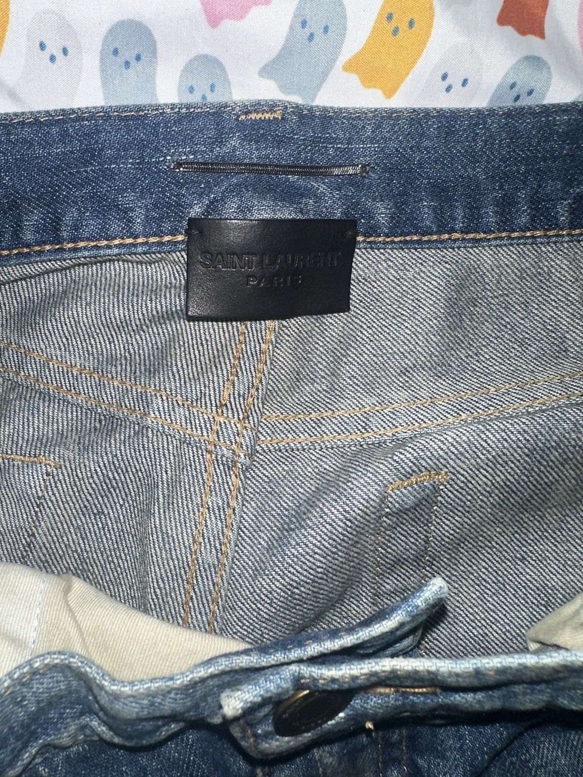 Saint Laurent Paris Saint Laurent Denim Shorts Sz 32 Size US 32 / EU 48 - 6 Thumbnail