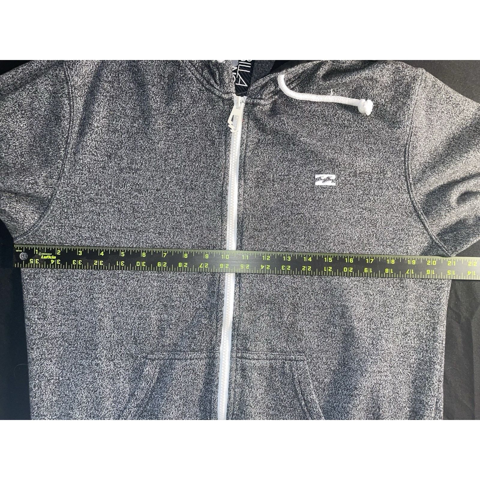 Billabong Billabong Grey Full Zip Hoodie Medium, M, Heather Gray Size US M / EU 48-50 / 2 - 11 Thumbnail