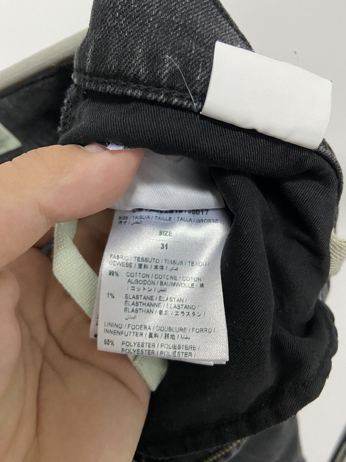 Off-White × Vintage Off White Selvedge Vintage jeans Fire Line Do Not Cross Size US 31 - 10 Thumbnail