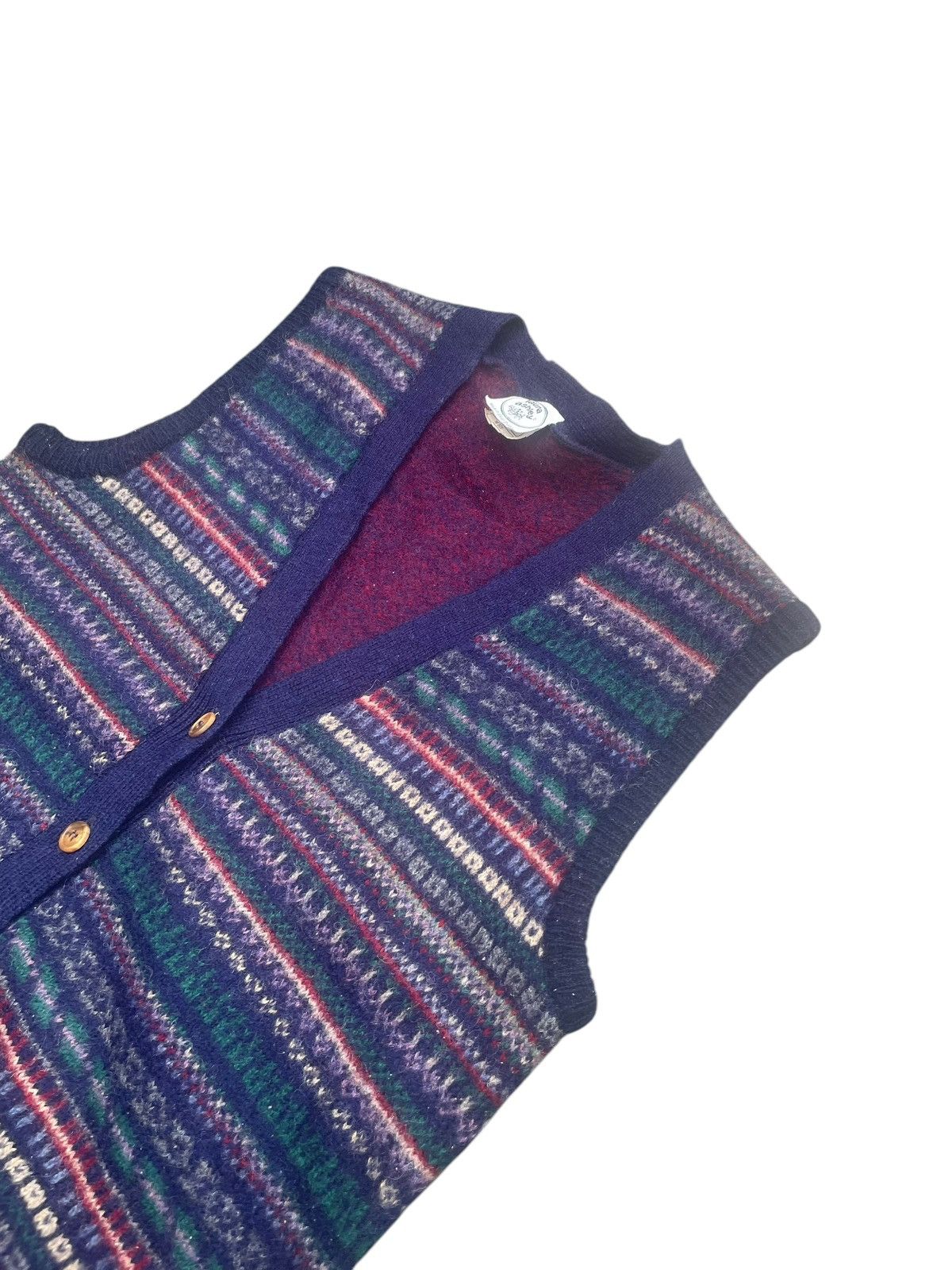 Designer × Vintage Vintage Laura Ashley Wool Vest Size US S / EU 44-46 / 1 - 2 Thumbnail
