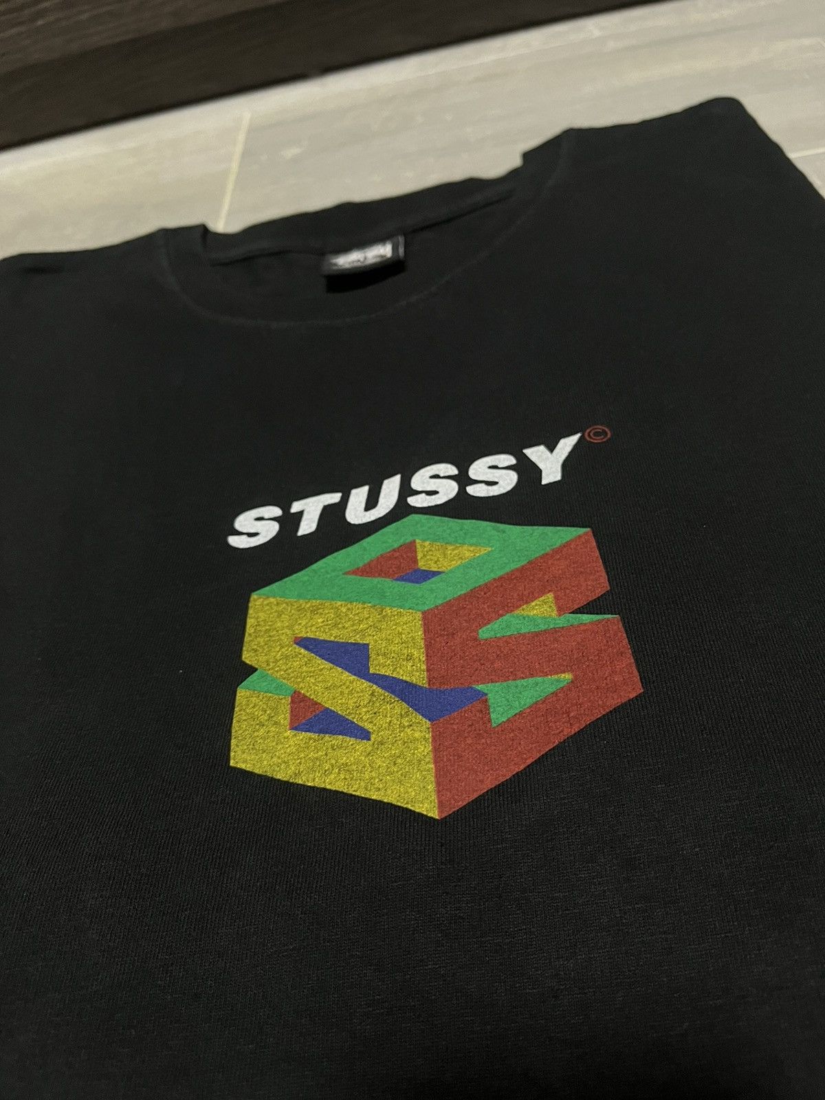 Vintage Stussy n64 nintendo logo tee black vintage washed black Size US XL / EU 56 / 4 - 2 Thumbnail