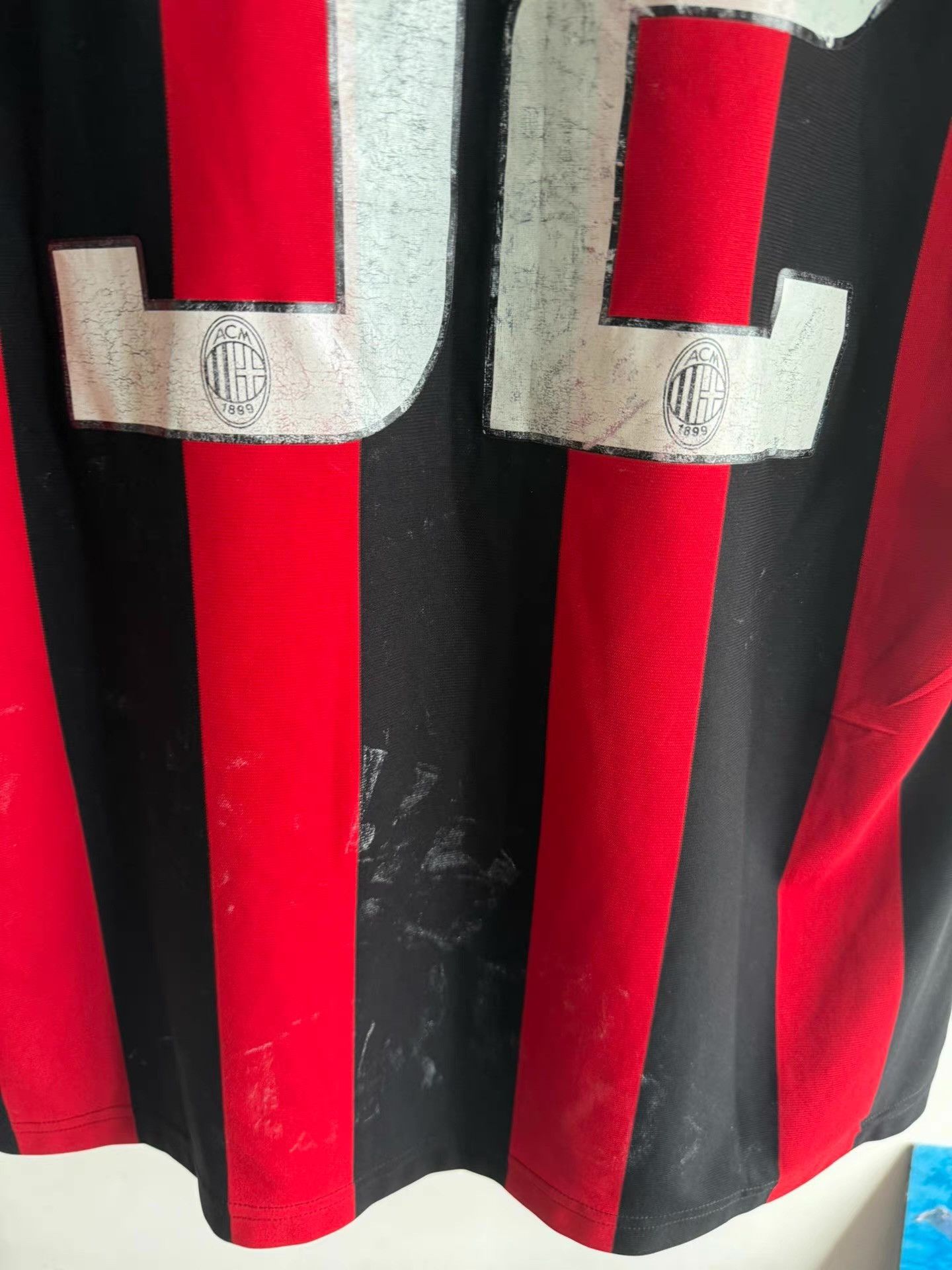 Adidas Adidas AC Milan 08/09 Season Beckham Jersey Q17 Size US M / EU 48-50 / 2 - 4 Thumbnail