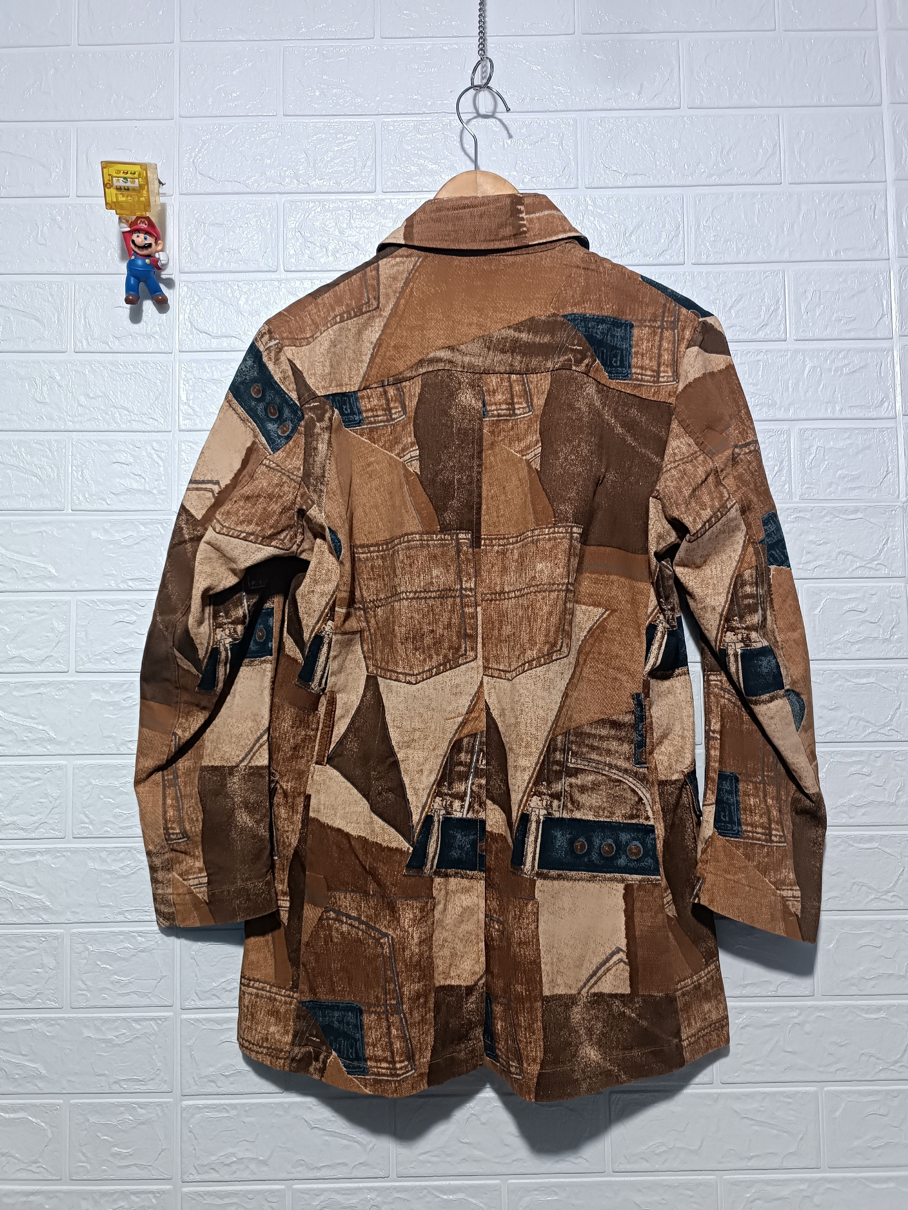 Japanese Brand Vintage Fake Patchwork Denim Size US M / EU 48-50 / 2 - 5 Thumbnail