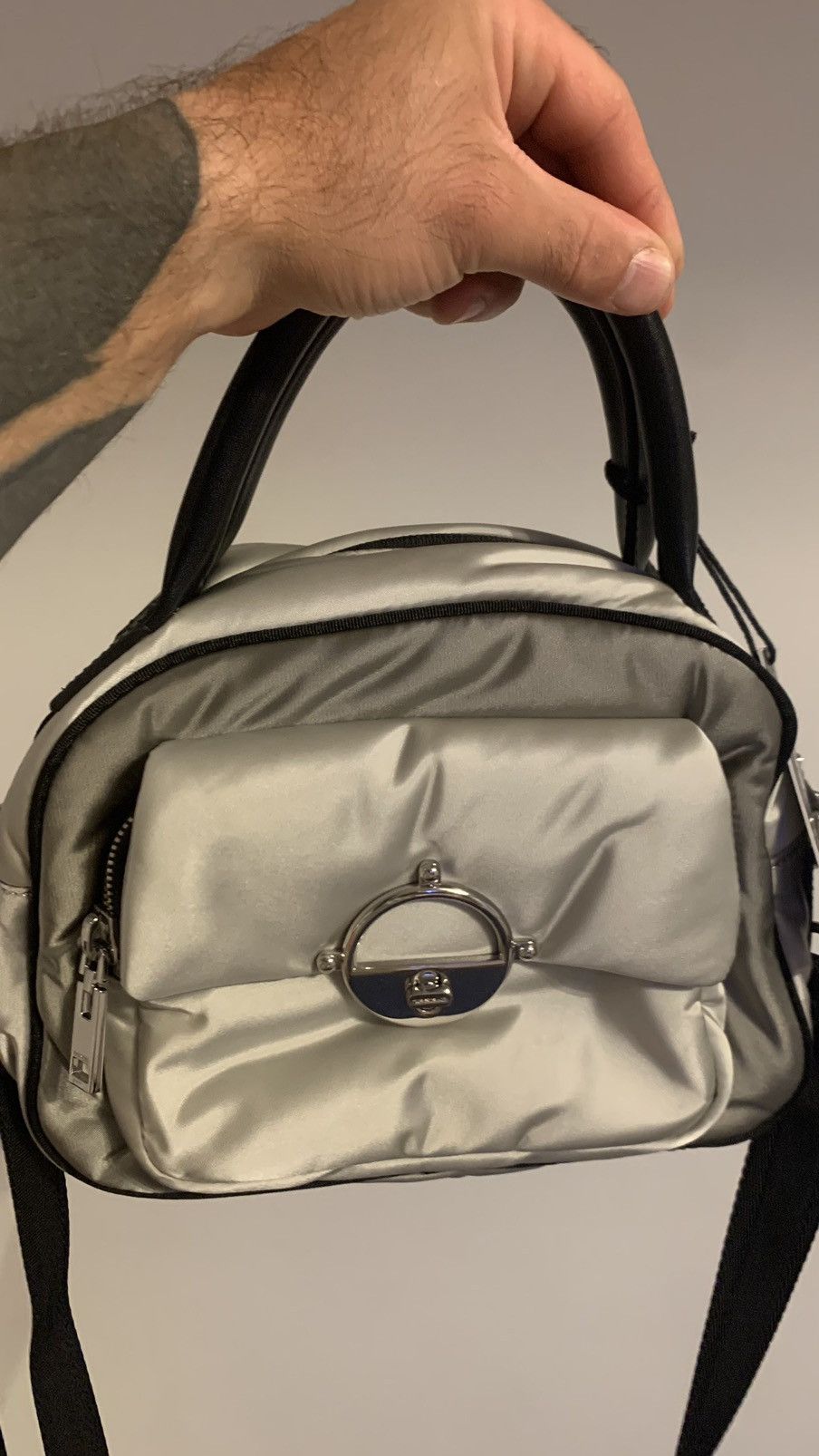 Diesel New Diesel Lara S Shoulder Bag Silver Size ONE SIZE - 6 Thumbnail