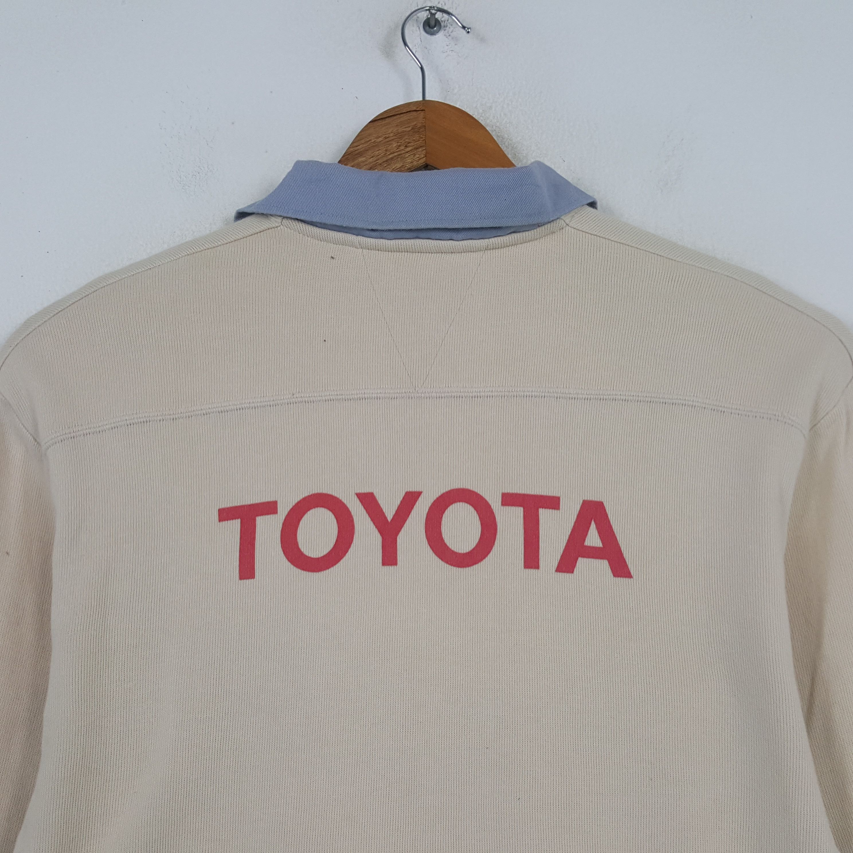 Japanese Brand × Vintage Vintage TOYOTA Japanese Racing Polos Sweatshirt C296N5 Size US S / EU 44-46 / 1 - 2 Thumbnail