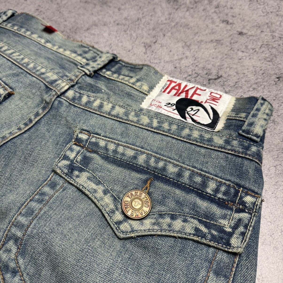 Vintage NEW Take Two Vintage Rare Dragon Jeans Style Ed Hardy Size US 30 / EU 46 - 8 Thumbnail