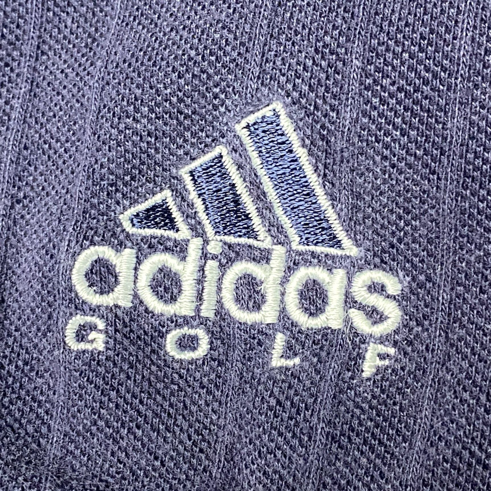 Adidas VINTAGE Adidas Golf Polo Shirt Mens L Blue White Embroidered Logo Size US L / EU 52-54 / 3 - 2 Thumbnail