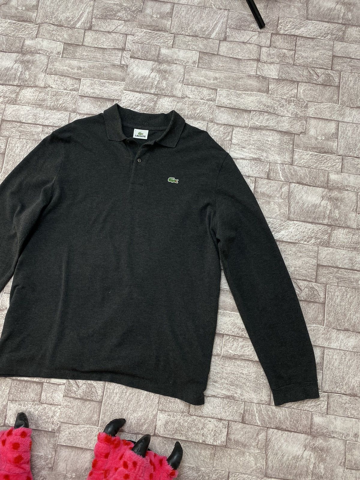 Lacoste × Vintage LACOSTE Vintage Rugby Longsleeve Shirt Jumper Size US XXL / EU 58 / 5 - 5 Thumbnail