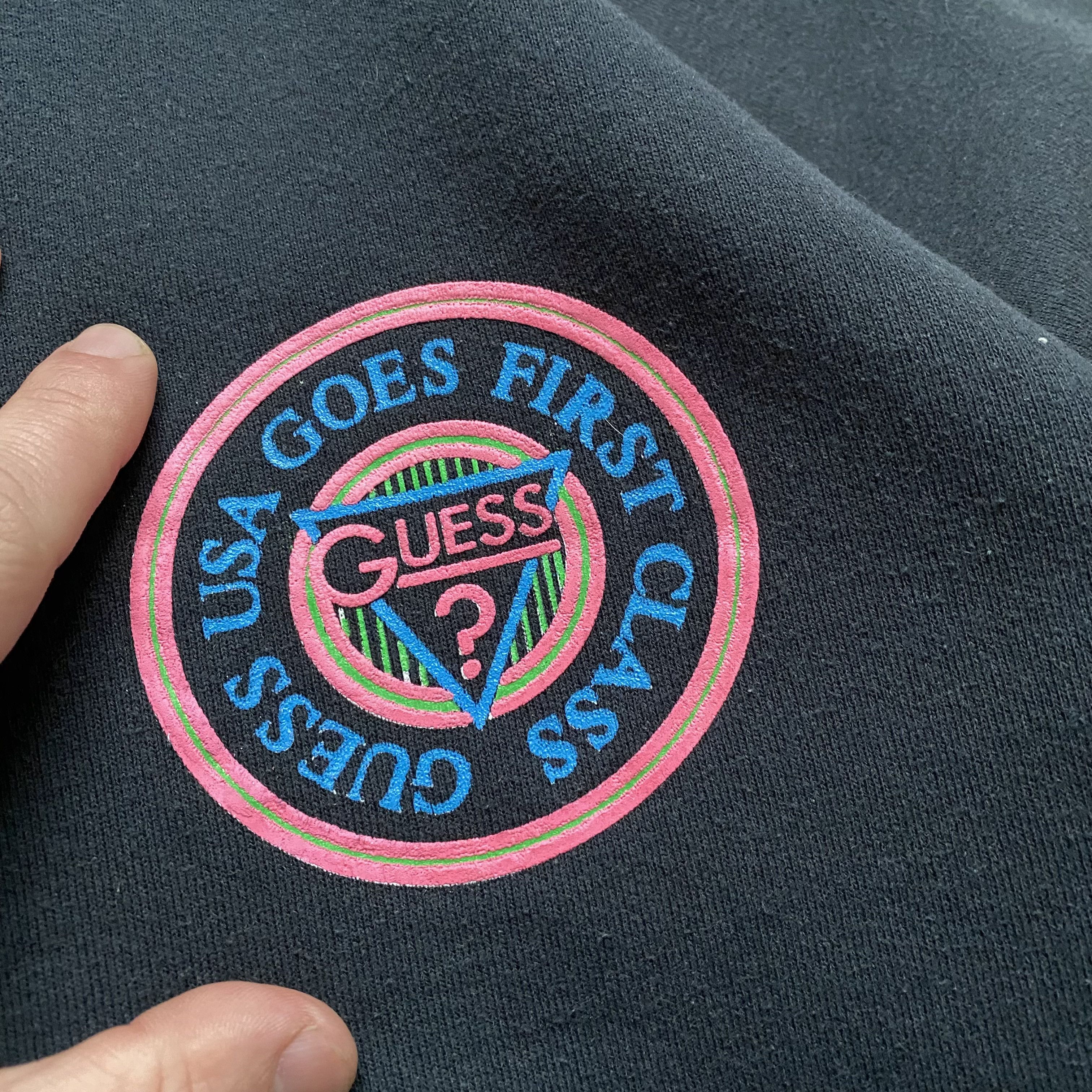 Guess 🖤 Vintage 80-90s GUESS USA logo sweatshirt Y2K Size US M / EU 48-50 / 2 - 4 Thumbnail